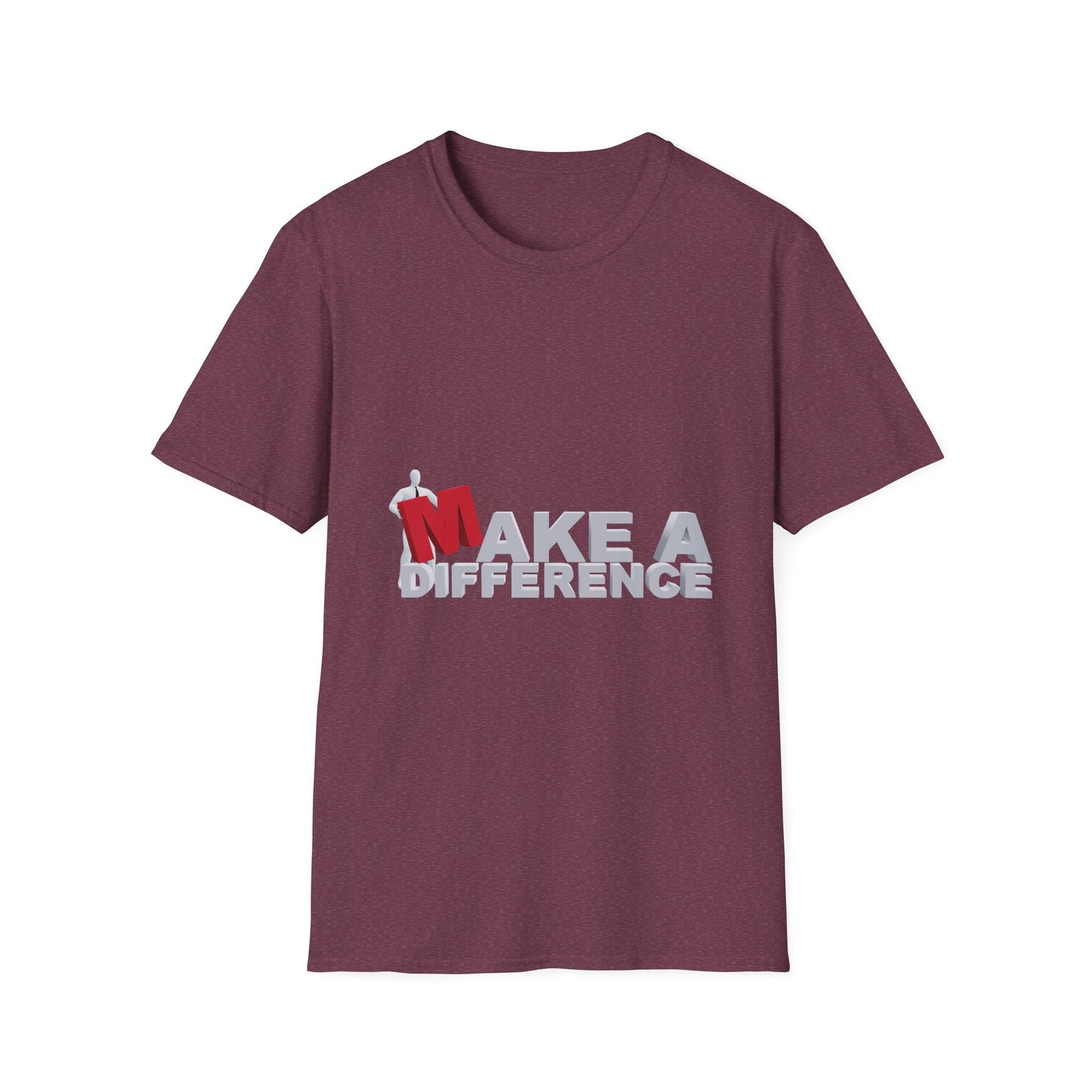Make A Difference  Unisex Softstyle T-Shirt