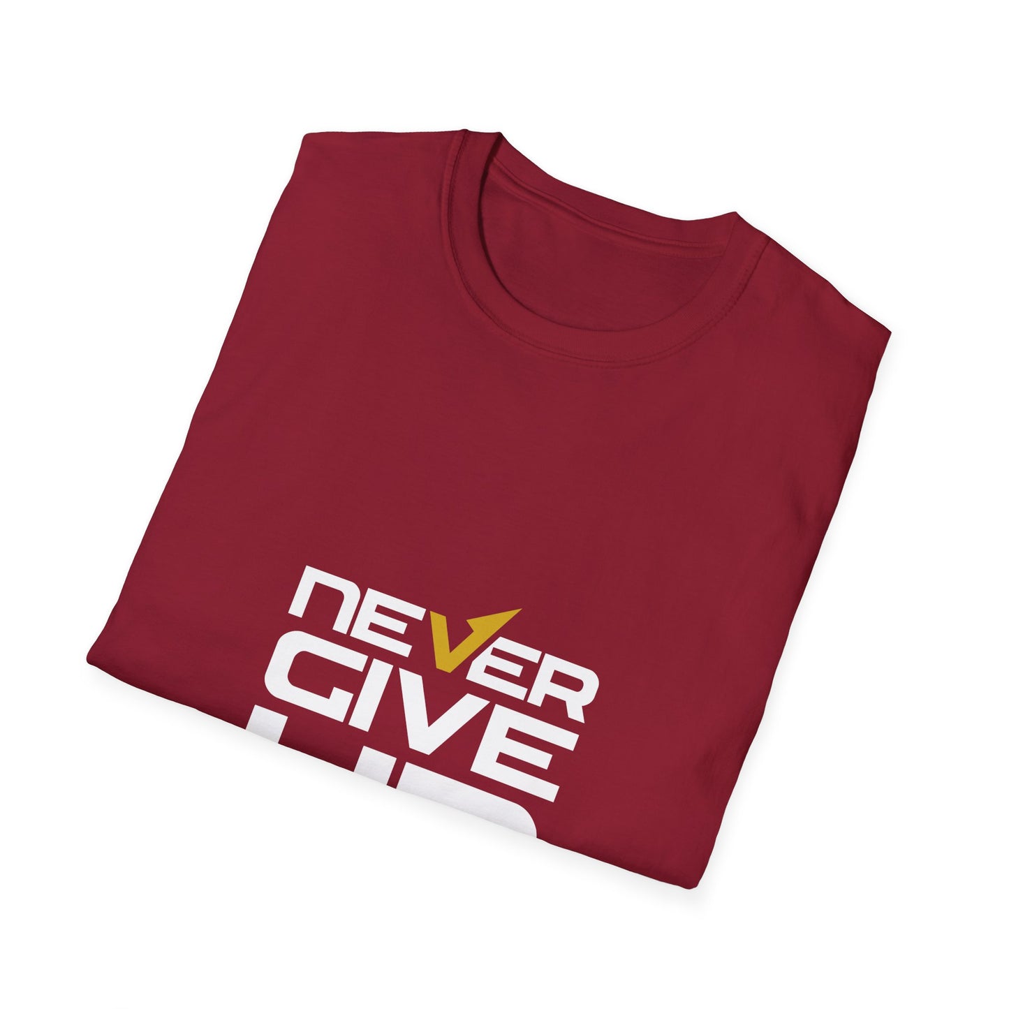 Never Give Up Unisex Softstyle T-Shirt