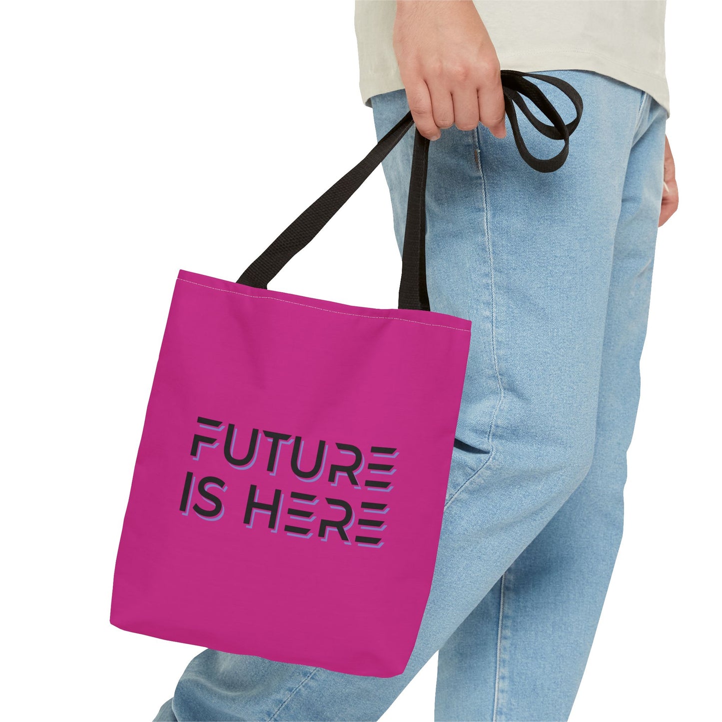 Future Is Here Tote Bag (AOP)