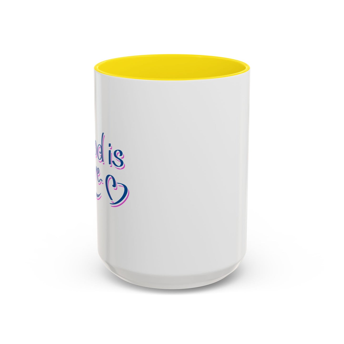 God Is Love Accent Coffee Mug (11, 15oz)