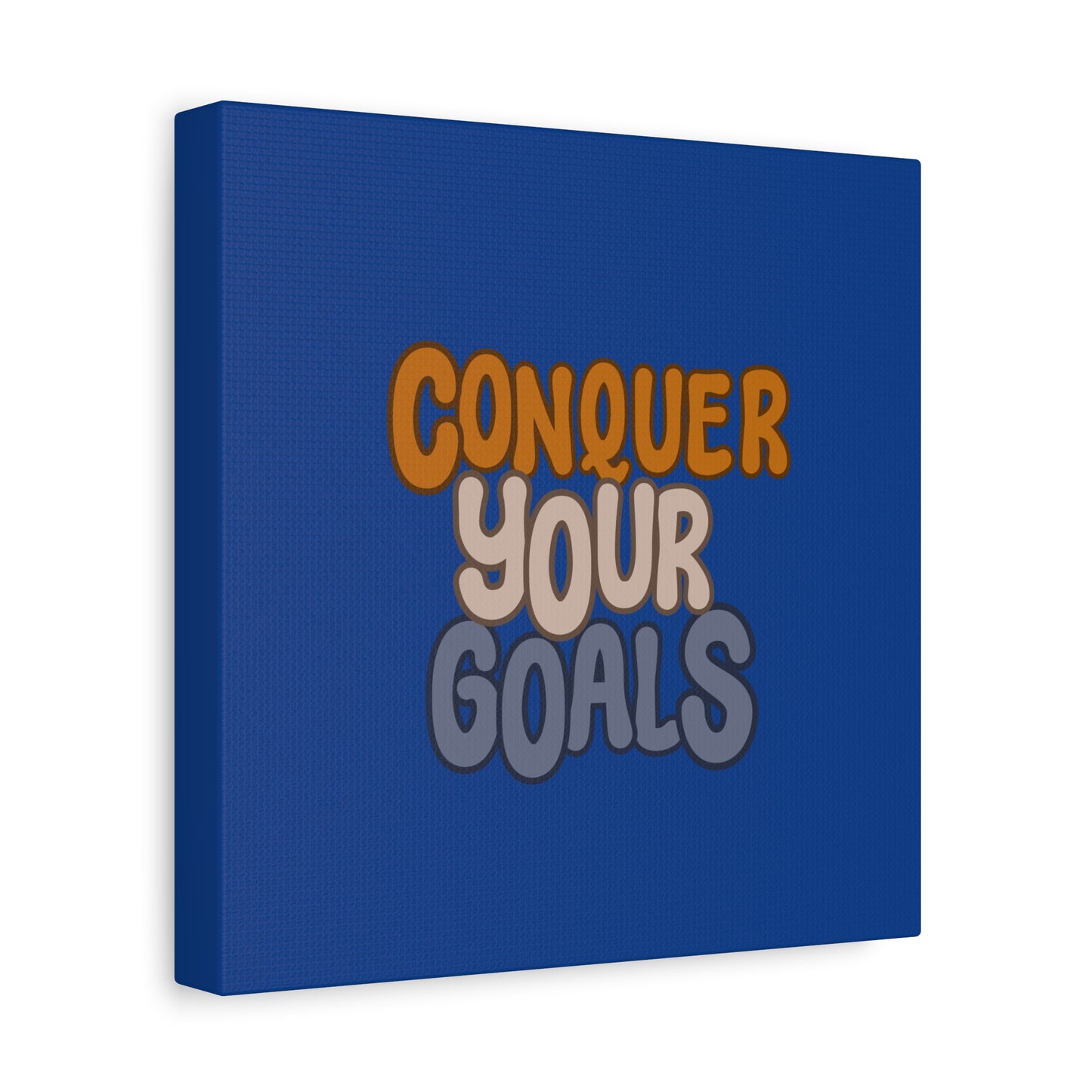Conquer Your Goals Matte Canvas, Stretched, 1.25"