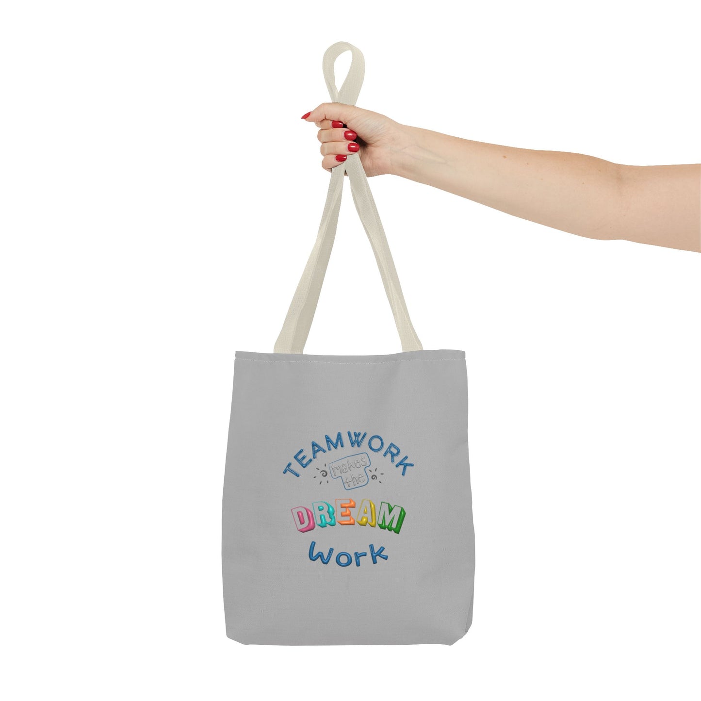 Team Work Makes The Dream Work Tote Bag (AOP)
