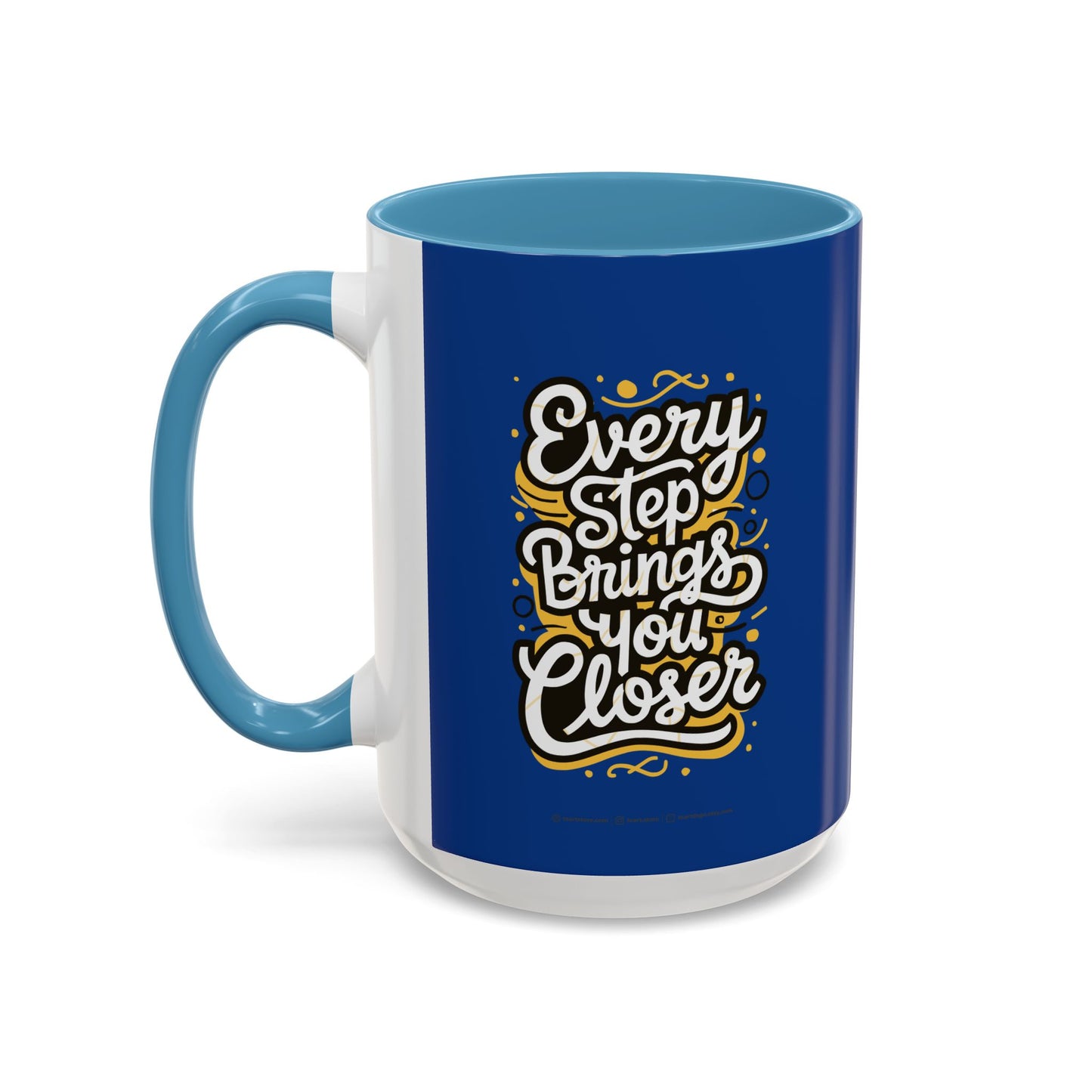 Every Step Brings You Closer Accent Coffee Mug (11, 15oz)