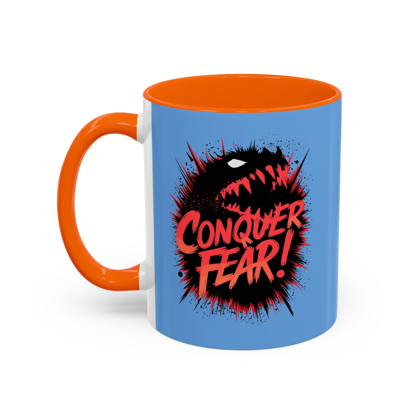 Conquer Fear! Accent Coffee Mug (11, 15oz)