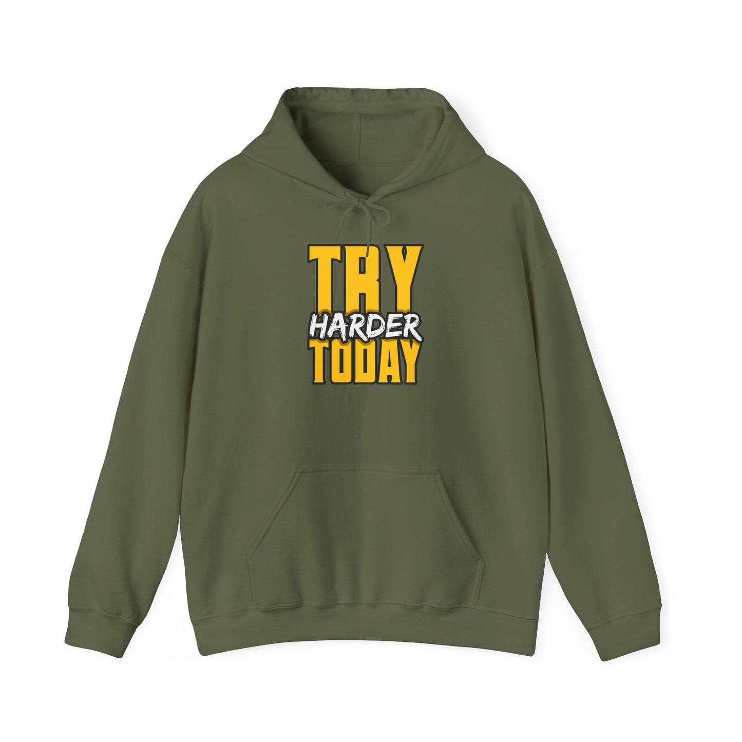 Try Harder Today Unisex Heavy Blend™ Hooded Sweatshirt