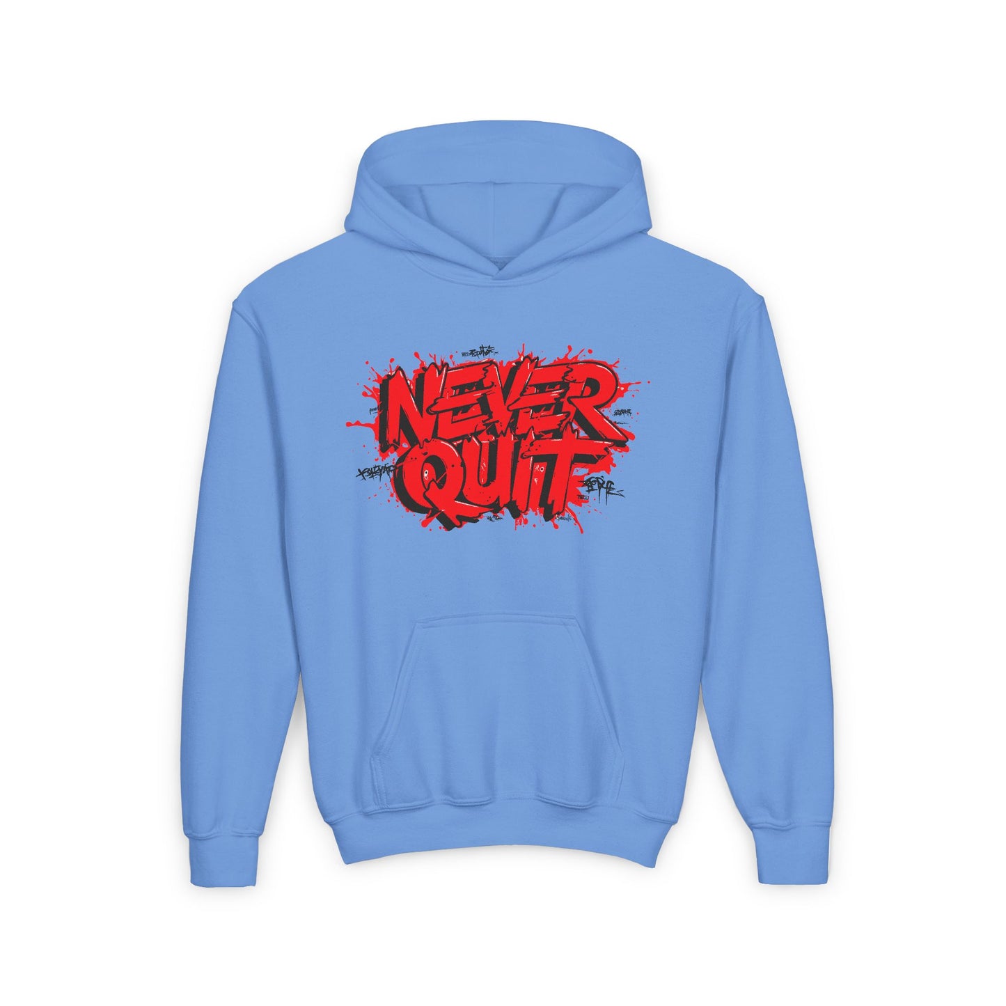 Never Quit Youth Heavy Blend Hooded Sweatshirt