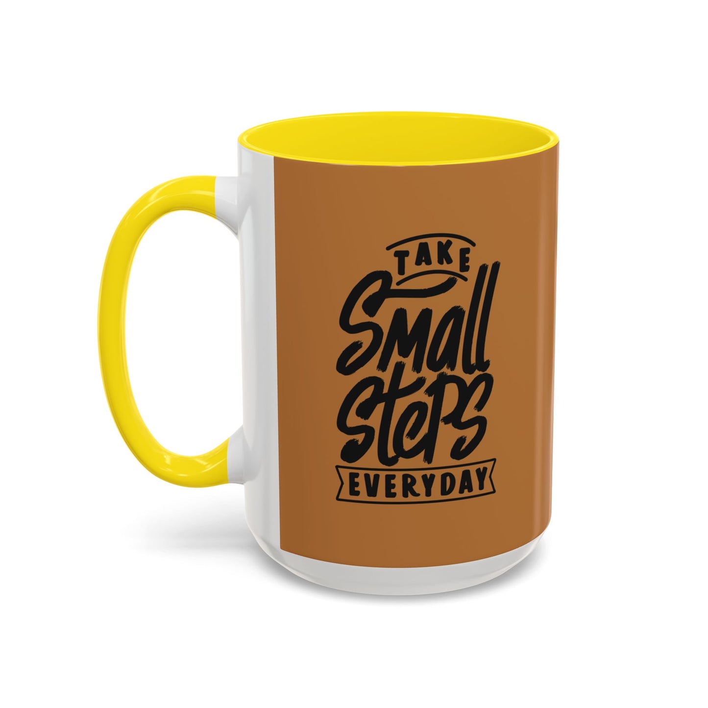 Take Small Steps Everyday Accent Coffee Mug (11, 15oz)