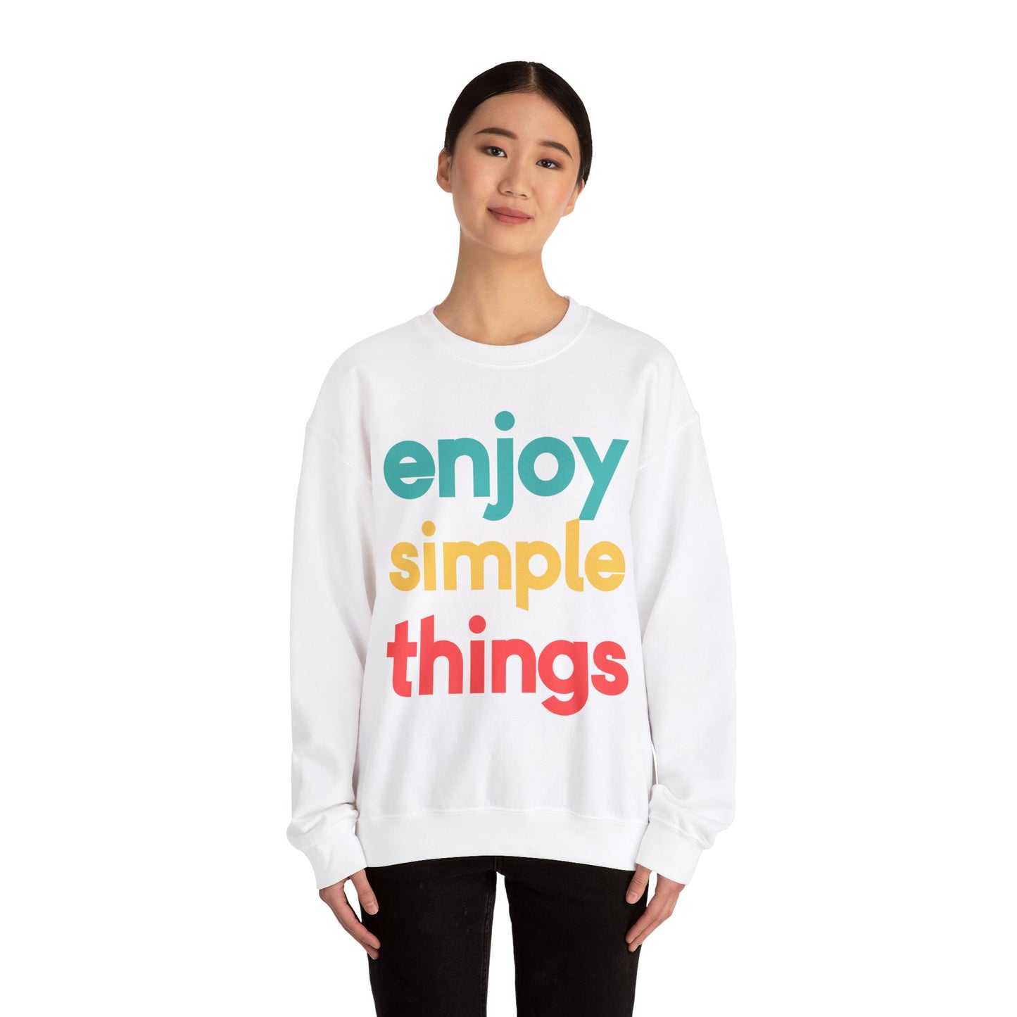 Enjoy Simple Things Unisex Heavy Blend™ Crewneck Sweatshirt