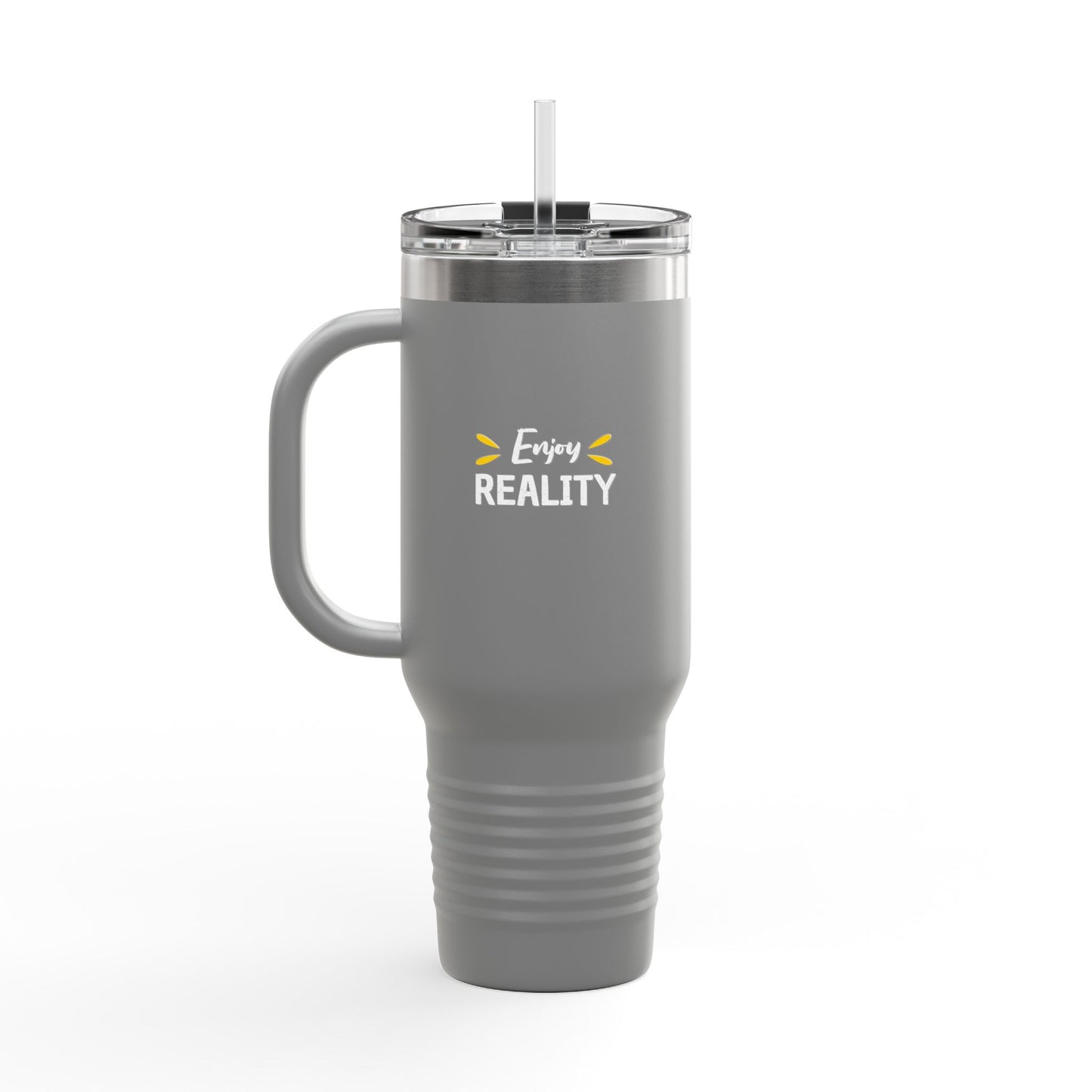 Enjoy Reality Insulated Travel Mug, 40oz
