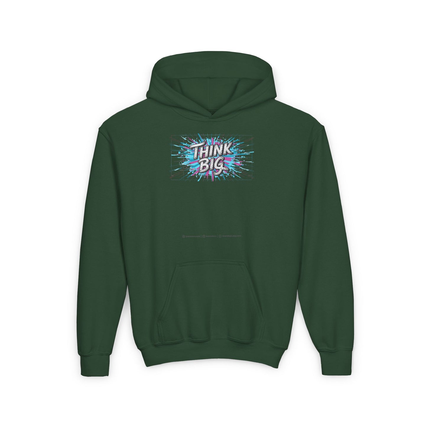 Think Big Youth Heavy Blend Hooded Sweatshirt