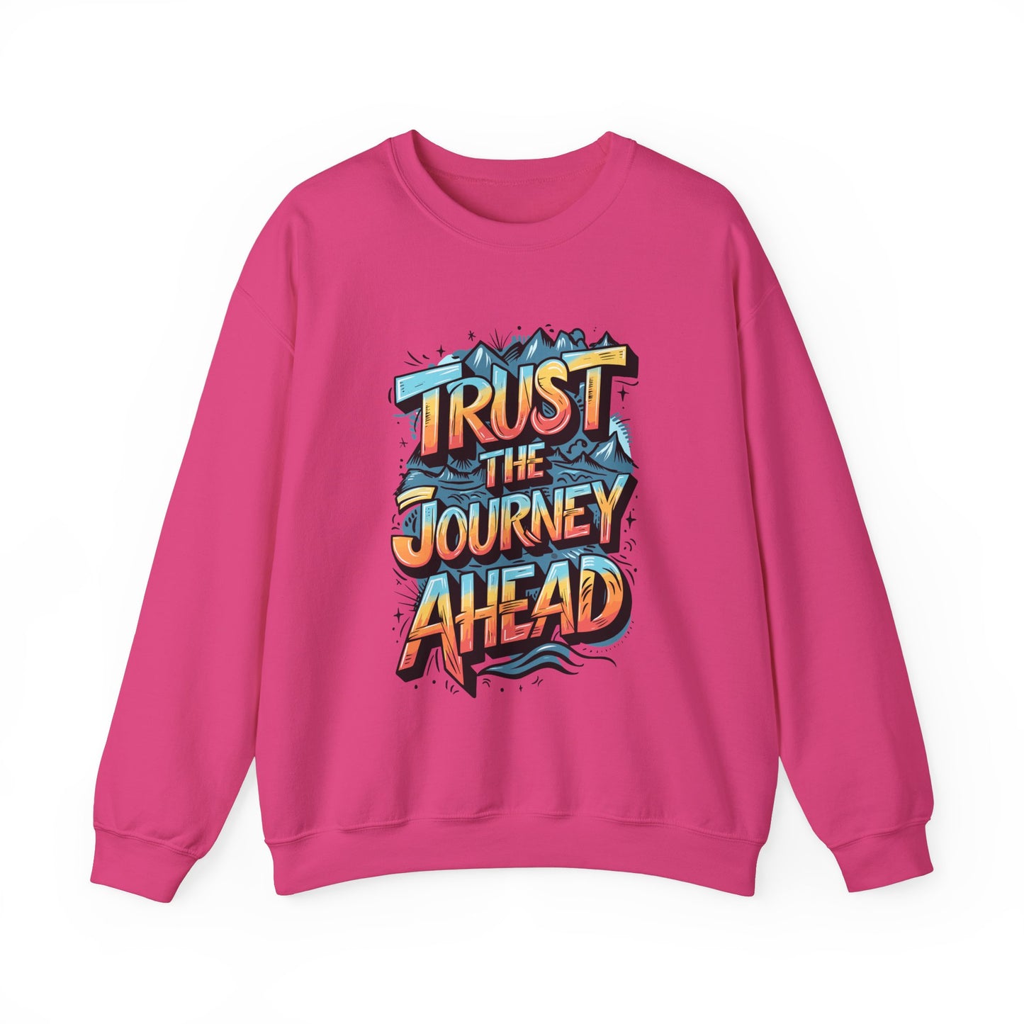 Trust The Journey Ahead Unisex Heavy Blend™ Crewneck Sweatshirt