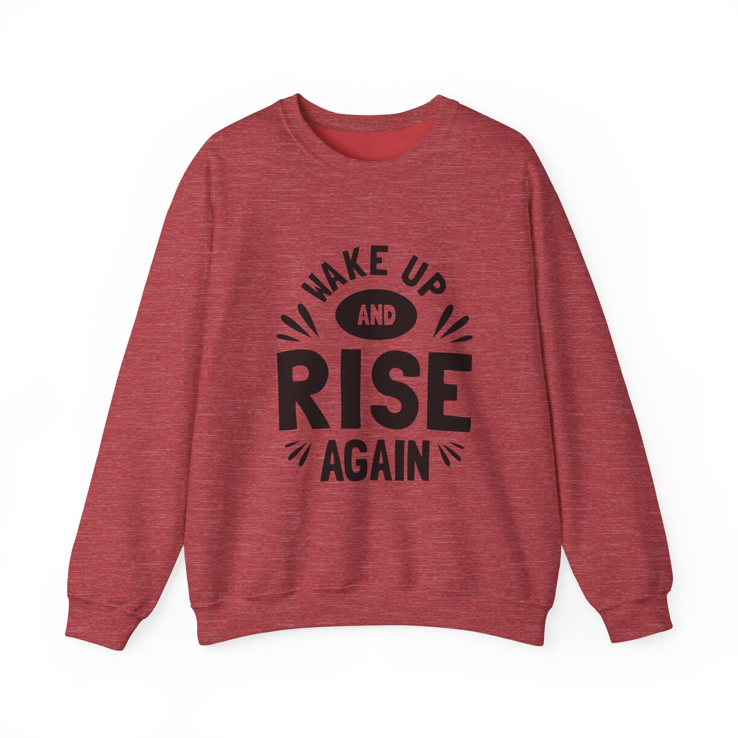 Wake Up And Rise Again Unisex Heavy Blend™ Crewneck Sweatshirt