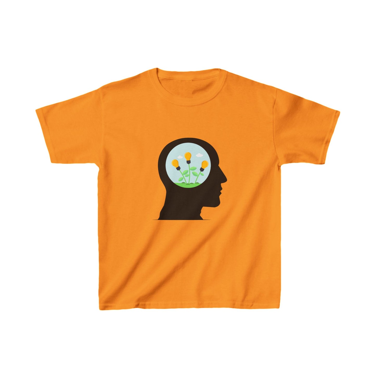 Mindset And Positive Thoughts Kids Heavy Cotton™ Tee