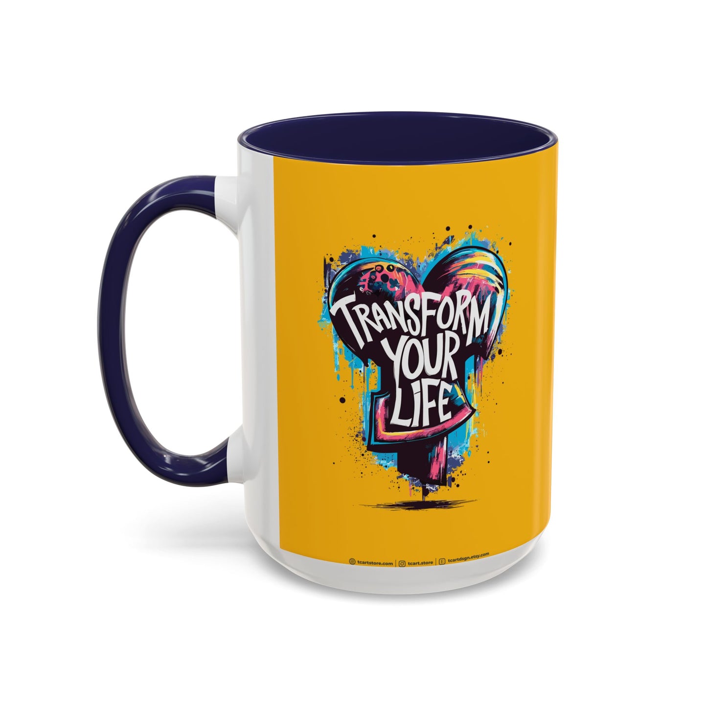 Transform Your Life Accent Coffee Mug (11, 15oz)