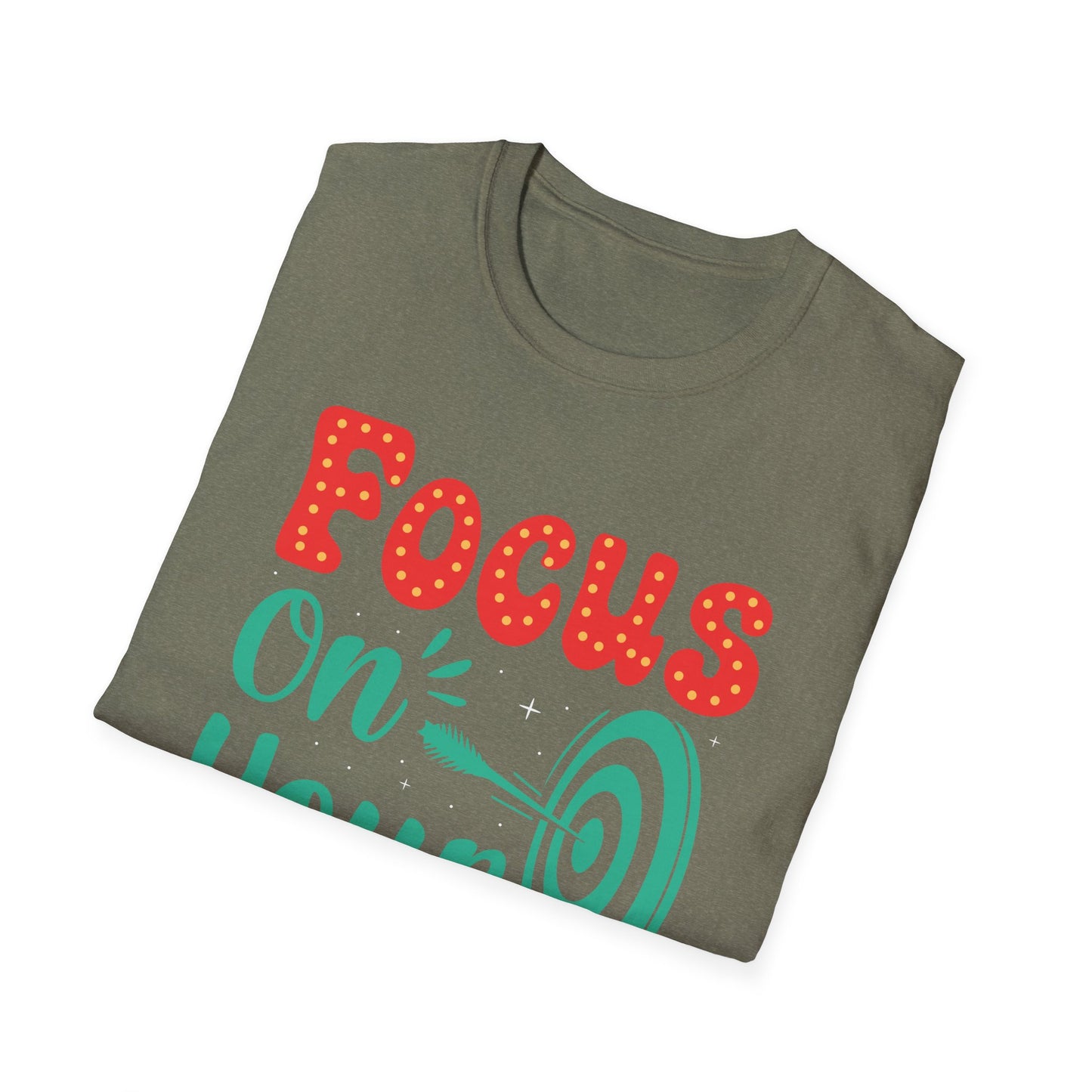 Focus On Your Goals  Unisex Softstyle T-Shirt