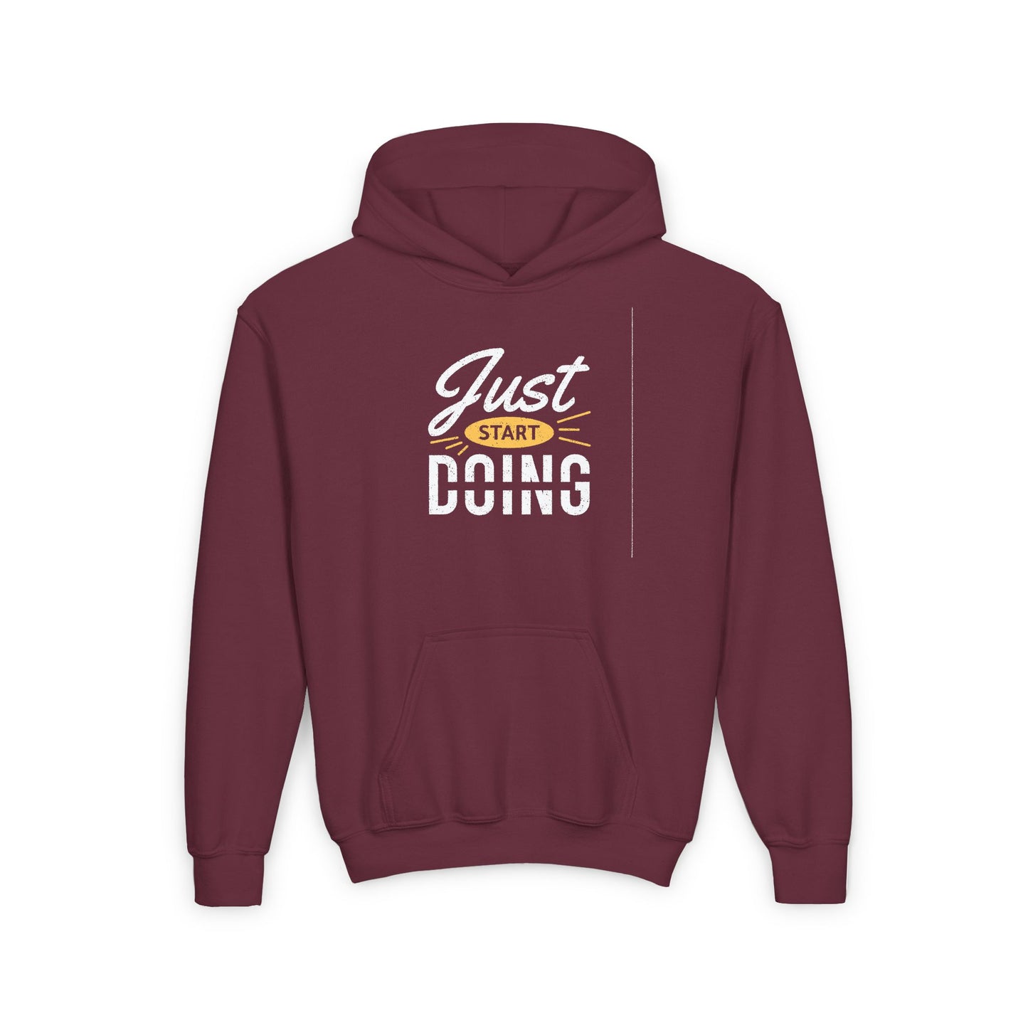 Just Start Doing Youth Heavy Blend Hooded Sweatshirt
