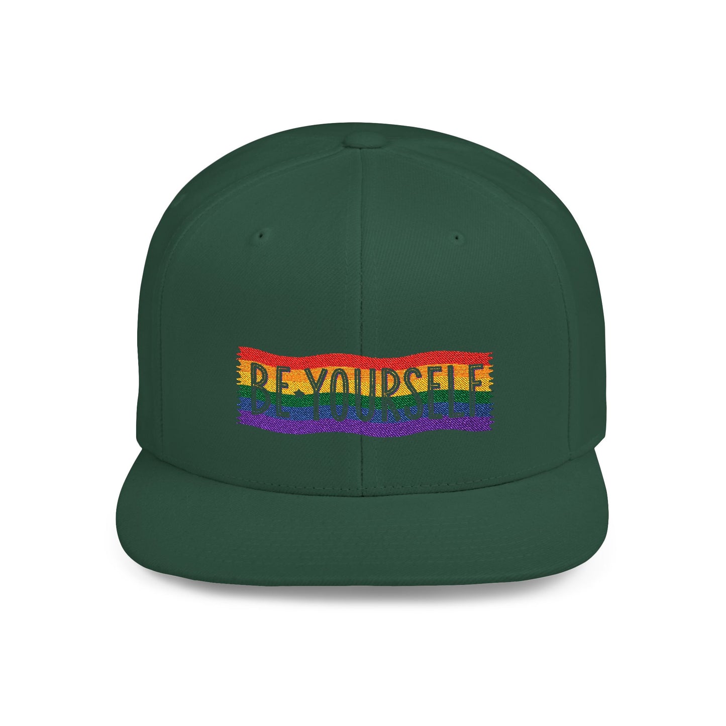 Be Yourself Flat Bill Snapback