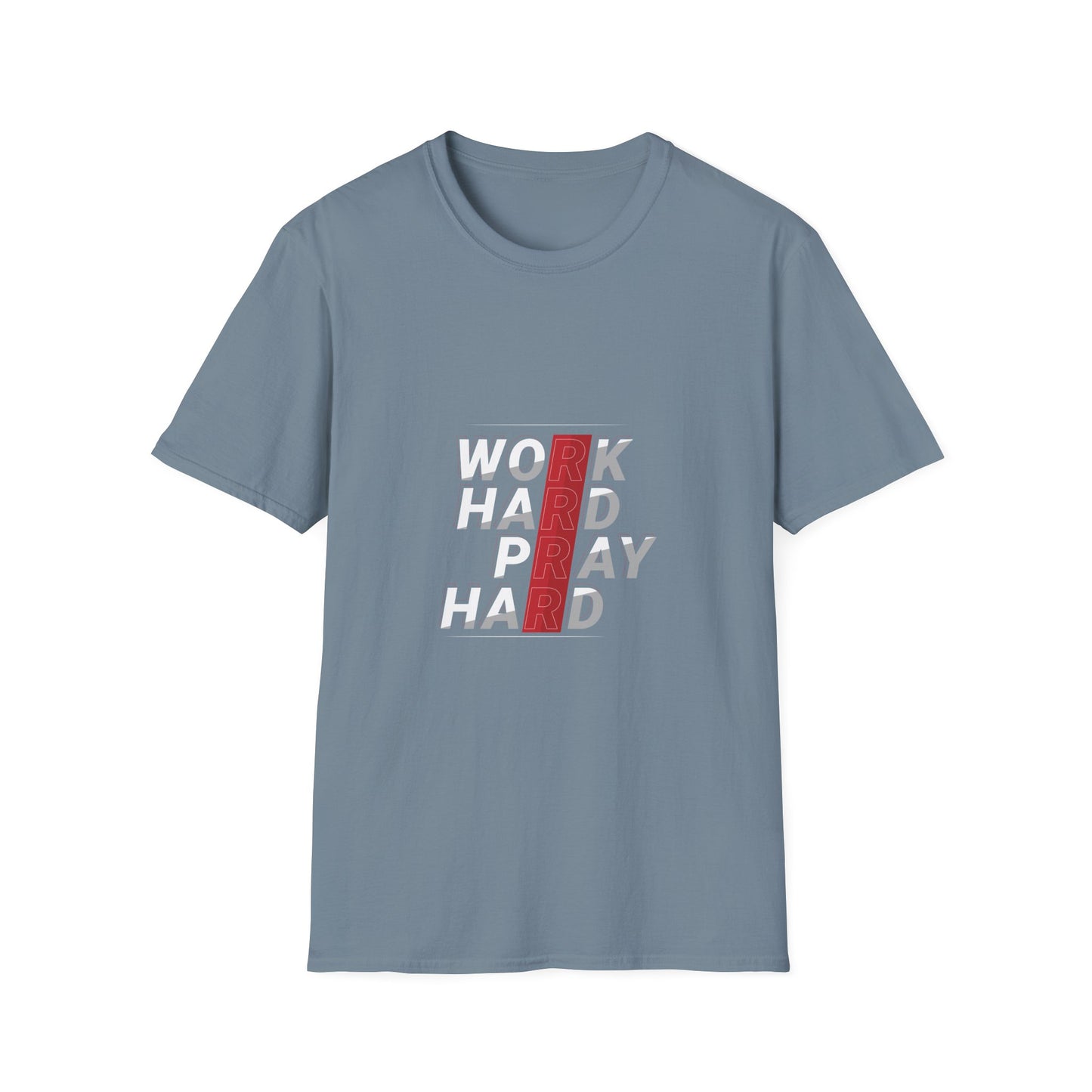 Work Hard Pray Hard Unisex Softstyle T-Shirt