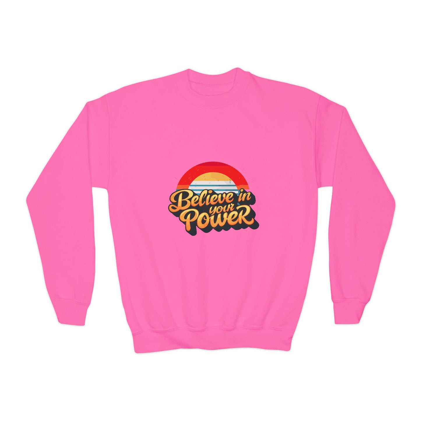 Believe In Your Power Youth Crewneck Sweatshirt
