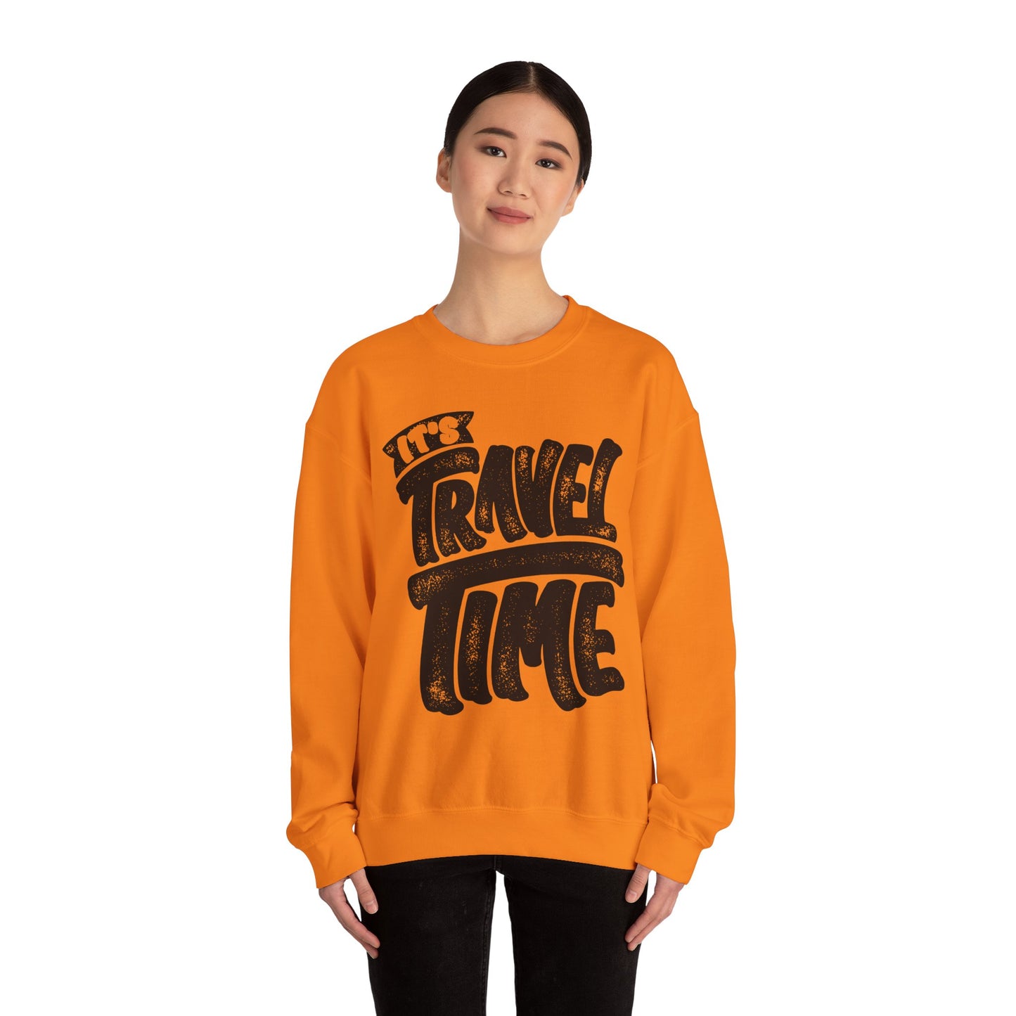 It's Travel Time Unisex Heavy Blend™ Crewneck Sweatshirt