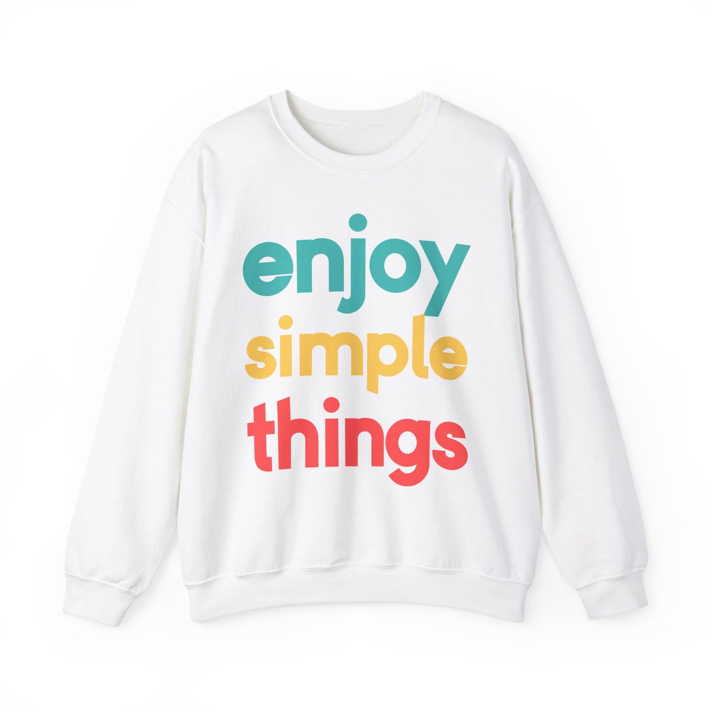 Enjoy Simple Things Unisex Heavy Blend™ Crewneck Sweatshirt