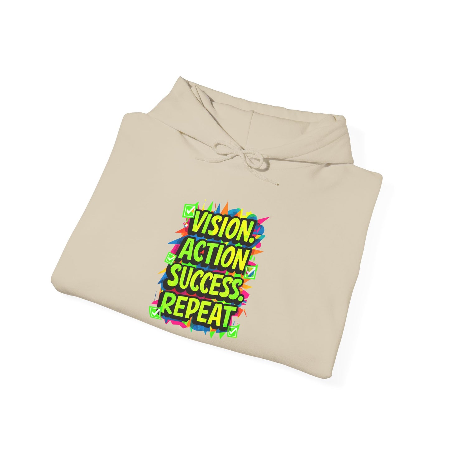 Vision Action Success Repeat Unisex Heavy Blend™ Hooded Sweatshirt