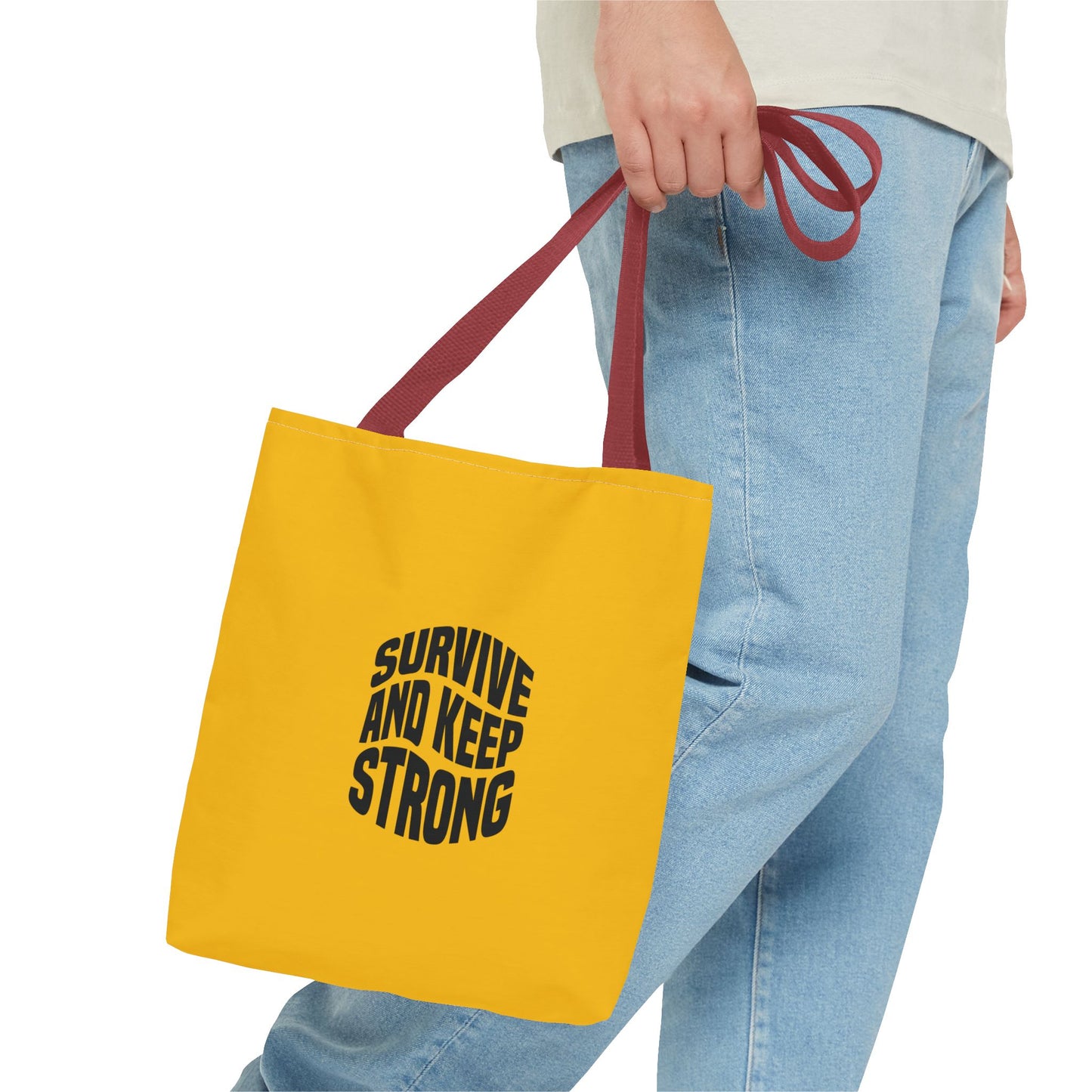 Survive And Keep Strong Tote Bag (AOP)