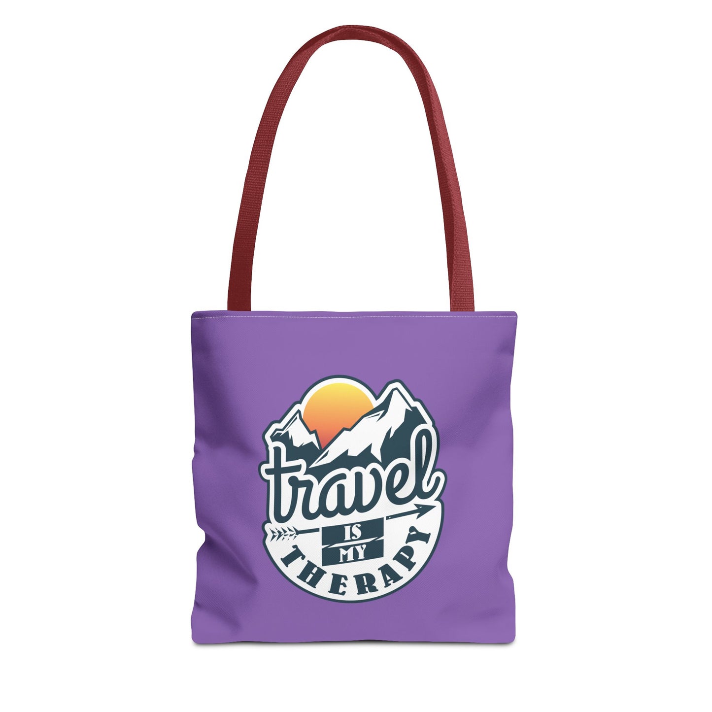 Travel Is My Therapy Tote Bag (AOP)