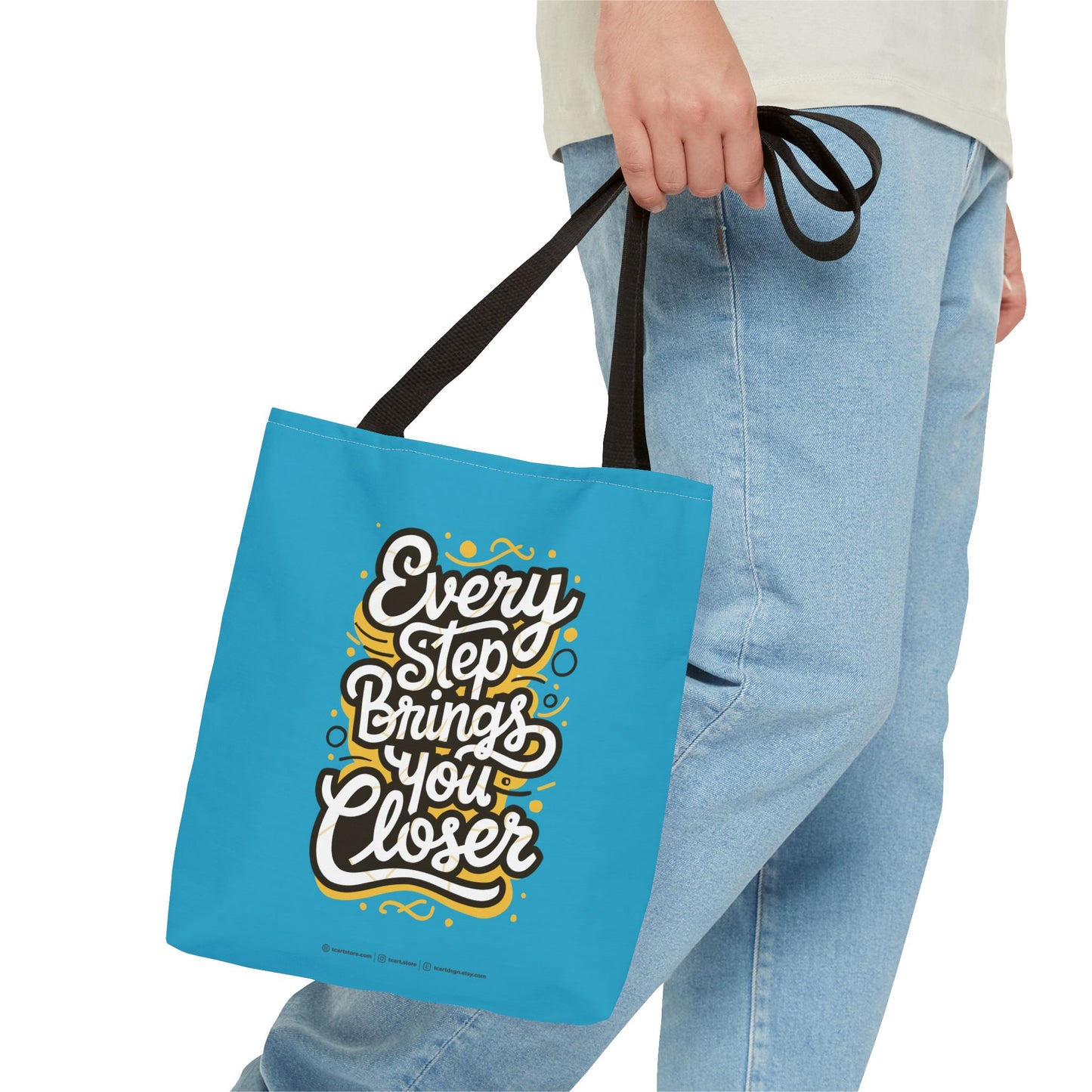 Every Step Brings You Closer Tote Bag (AOP)