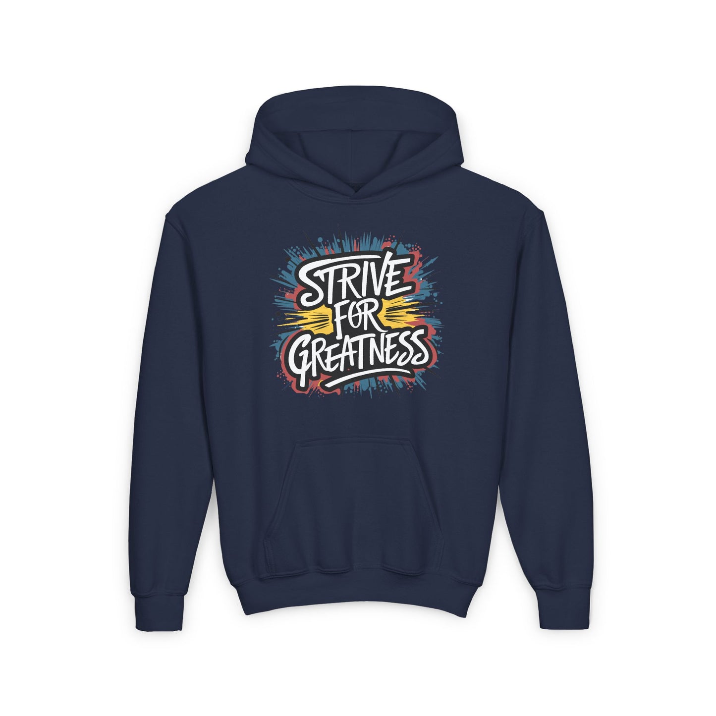 Strive For Greatness Youth Heavy Blend Hooded Sweatshirt
