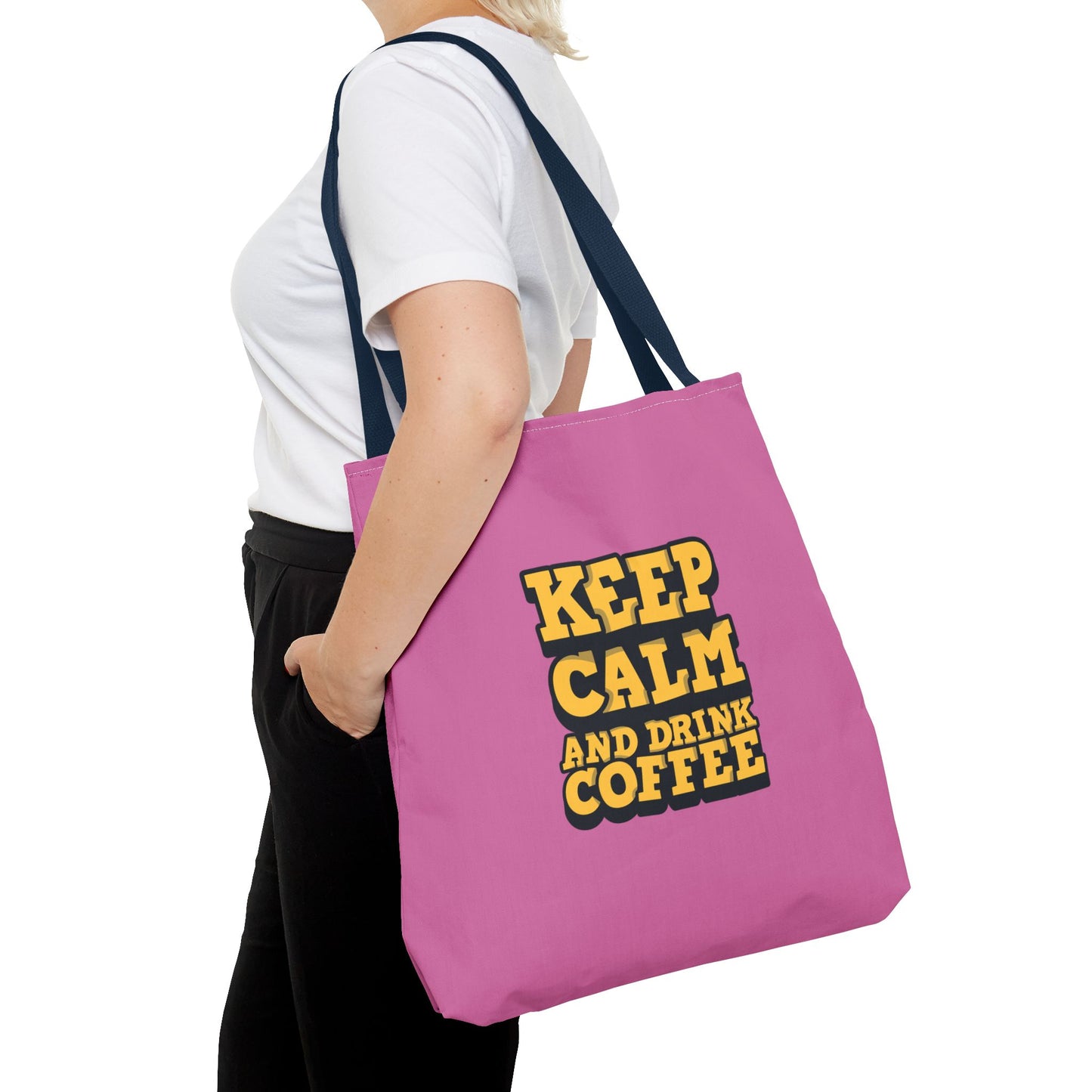 Keep Calm And Drink Coffee Tote Bag (AOP)