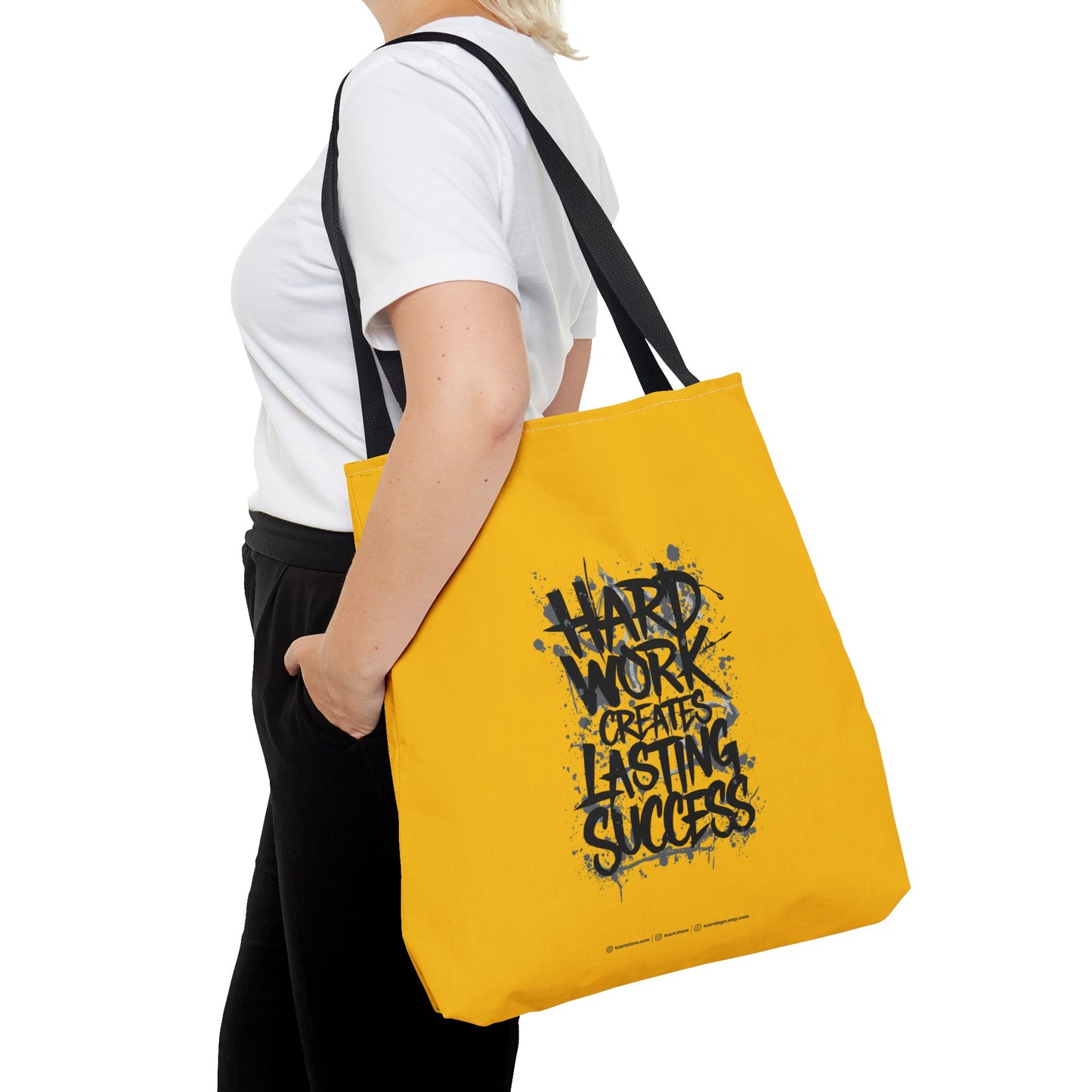 Hard Work Creates Lasting Success Tote Bag (AOP)