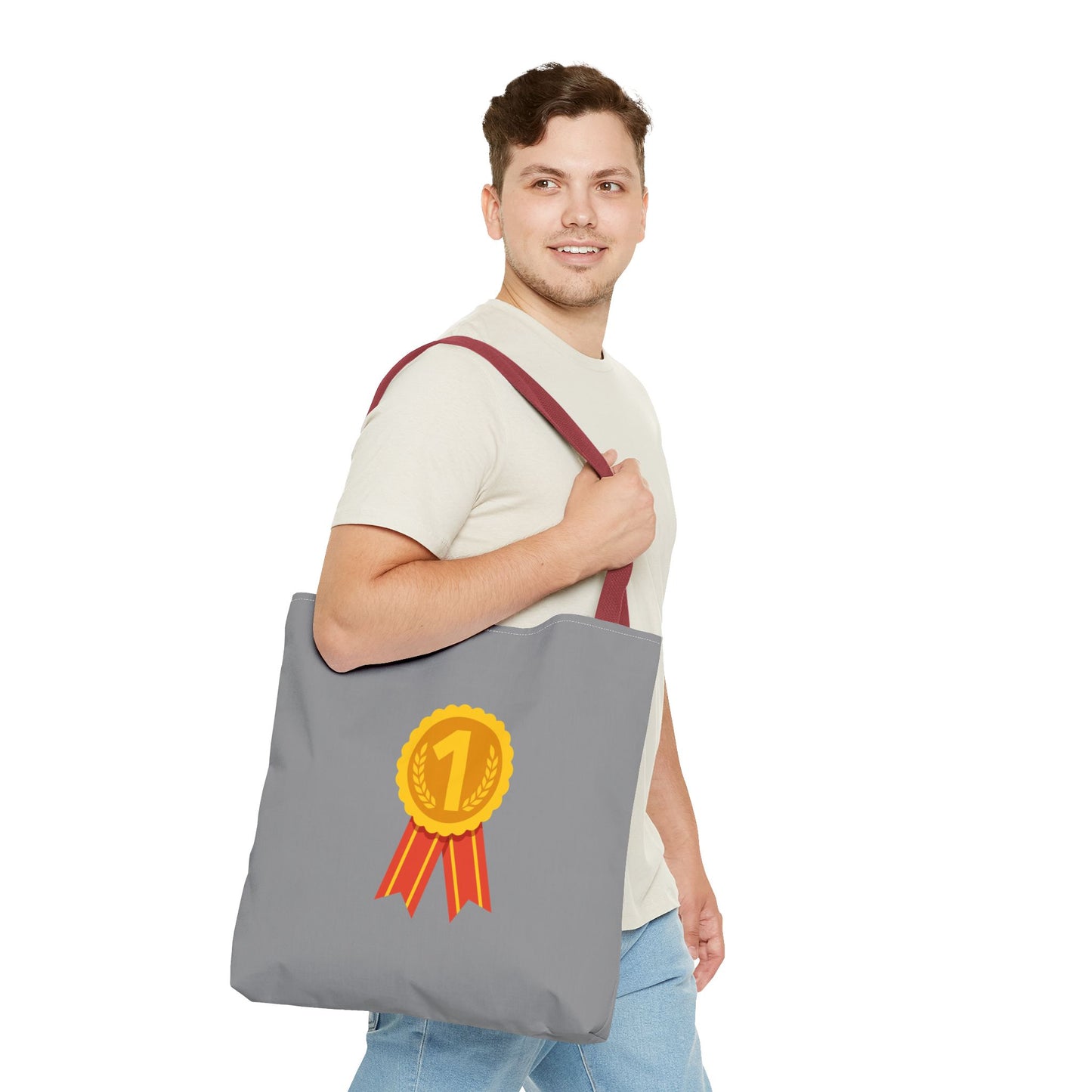 Gold Medal Symbol Tote Bag (AOP)