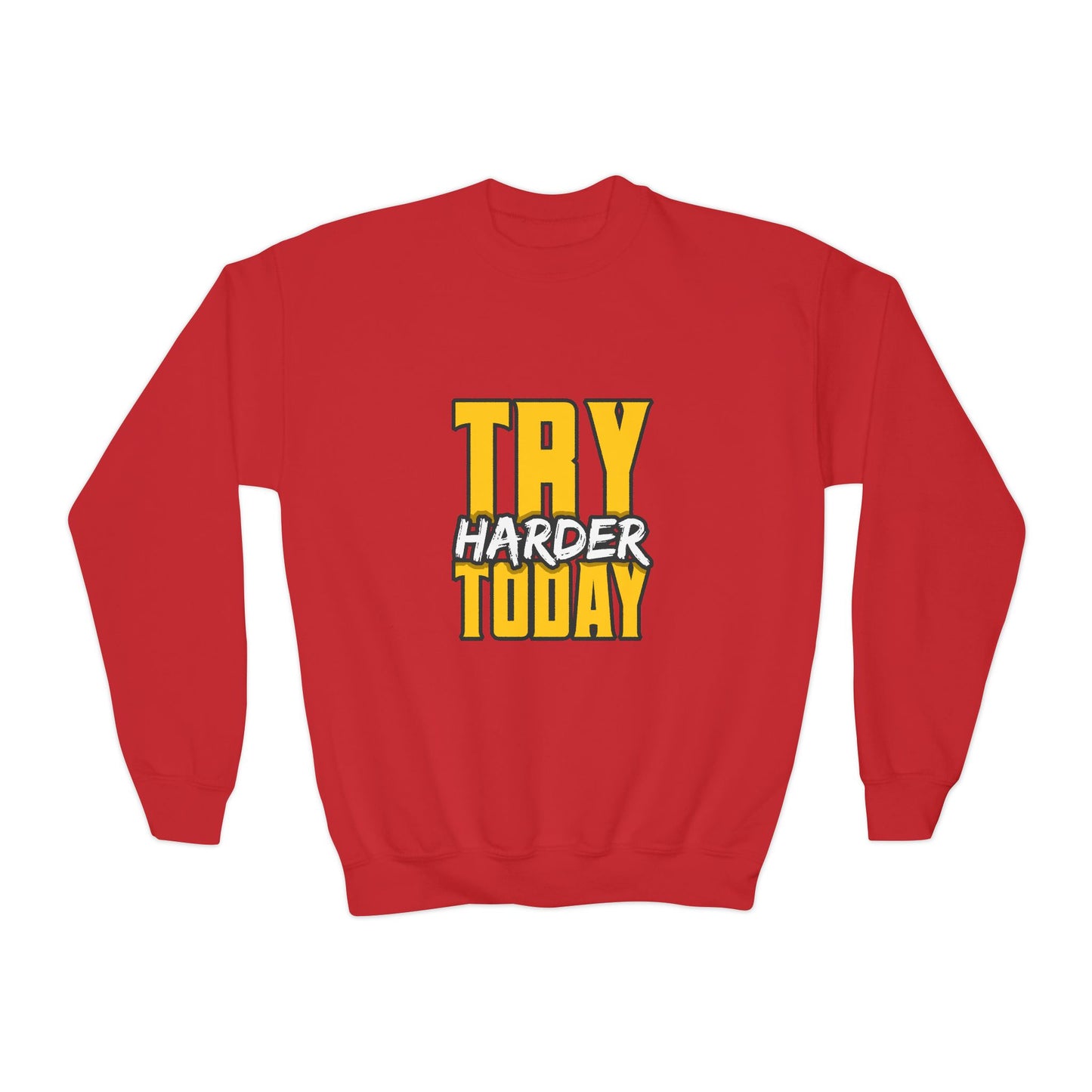 Try Harder Today Youth Crewneck Sweatshirt