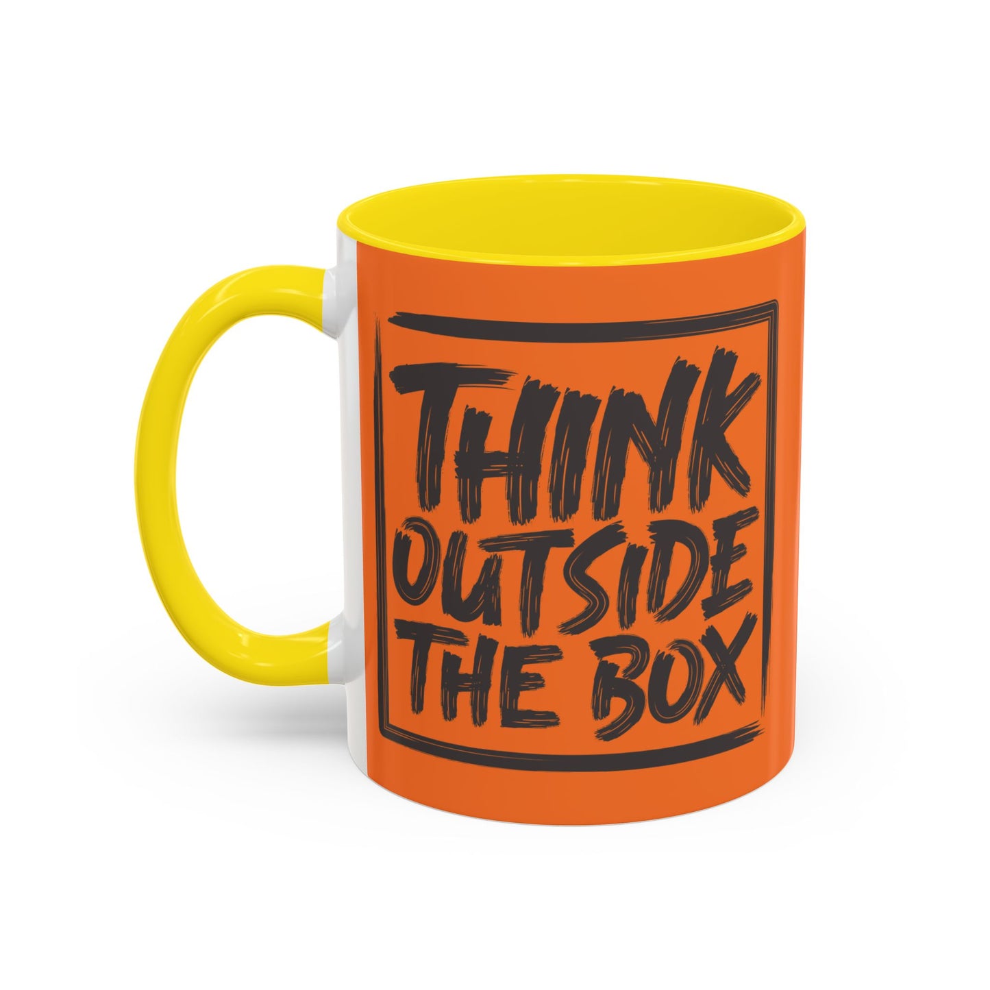 Think Outsidethe Box Accent Coffee Mug (11, 15oz)