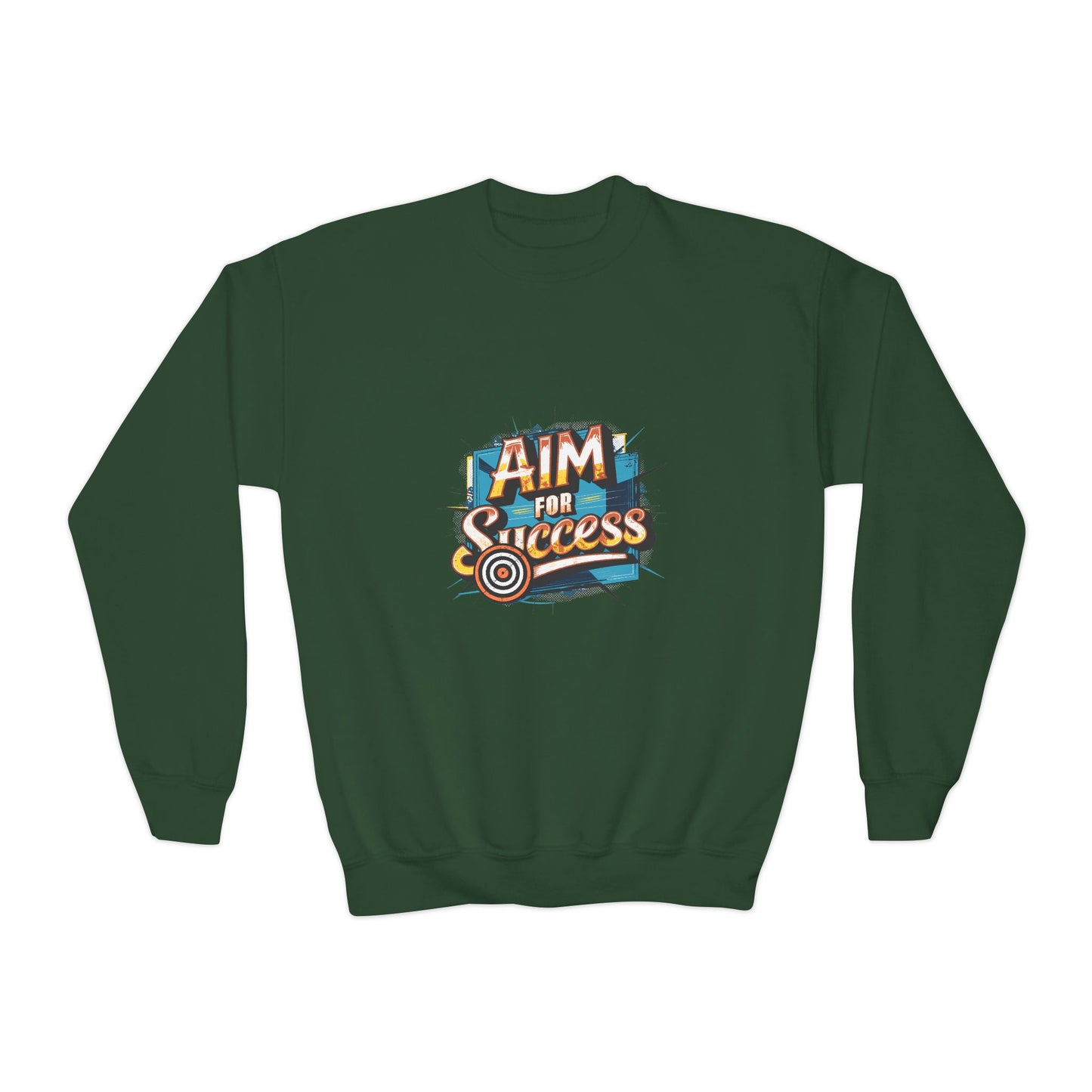 Aim For Success Youth Crewneck Sweatshirt