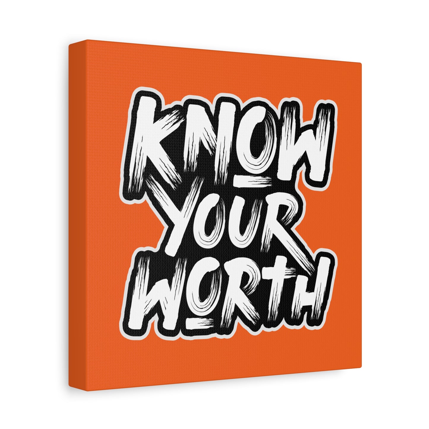 Know Your Worth Matte Canvas, Stretched, 1.25"