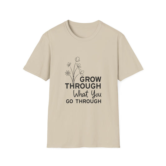 Grow Through  Unisex Softstyle T-Shirt