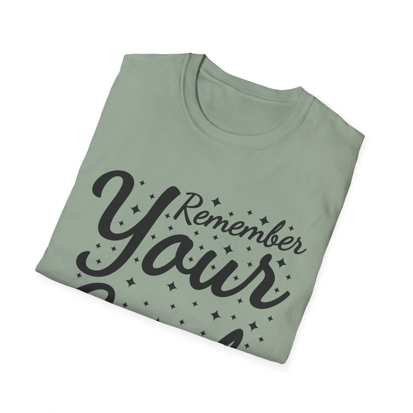 remember your goals Unisex Softstyle T-Shirt