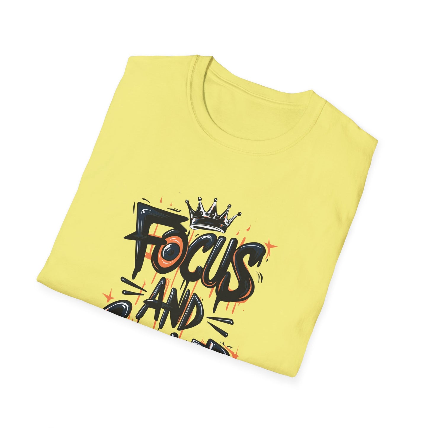 Focus And Conquer Unisex Softstyle T-Shirt