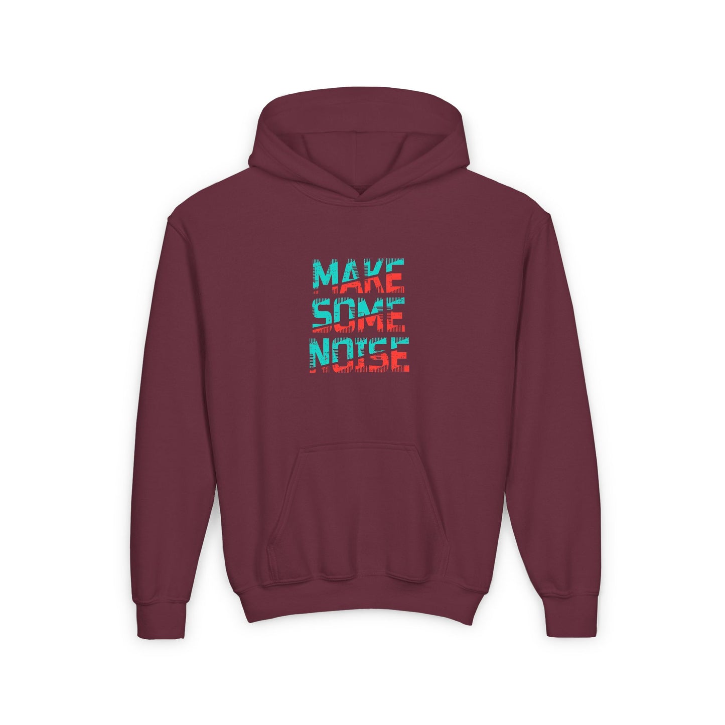 Make Some Noise Youth Heavy Blend Hooded Sweatshirt