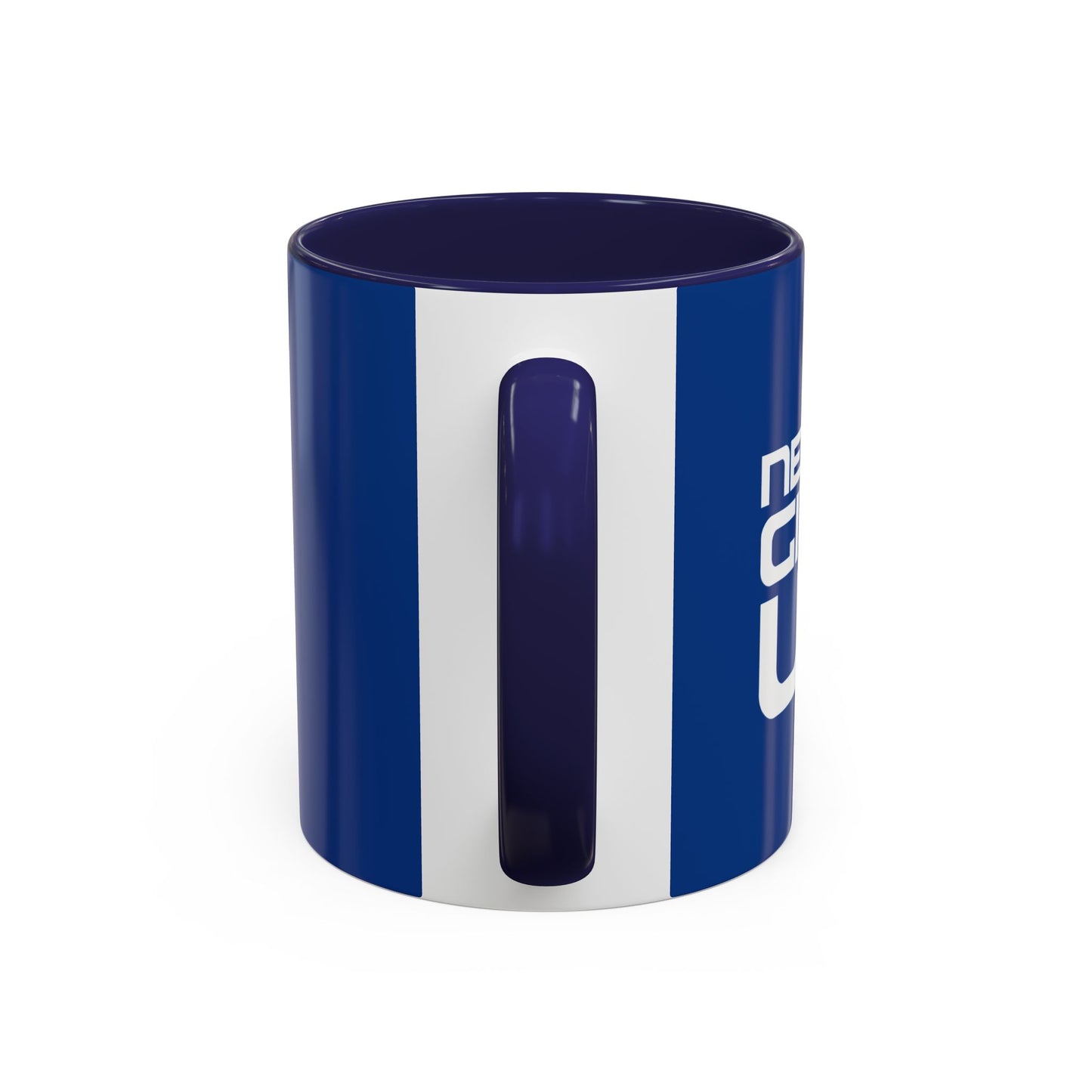 Never Give Up Accent Coffee Mug (11, 15oz)