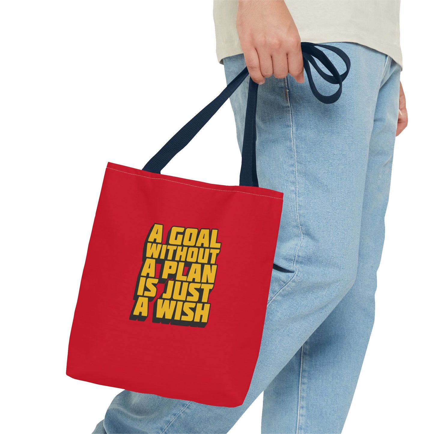 A Goal Without A Plan Is Just A Wish Tote Bag (AOP)