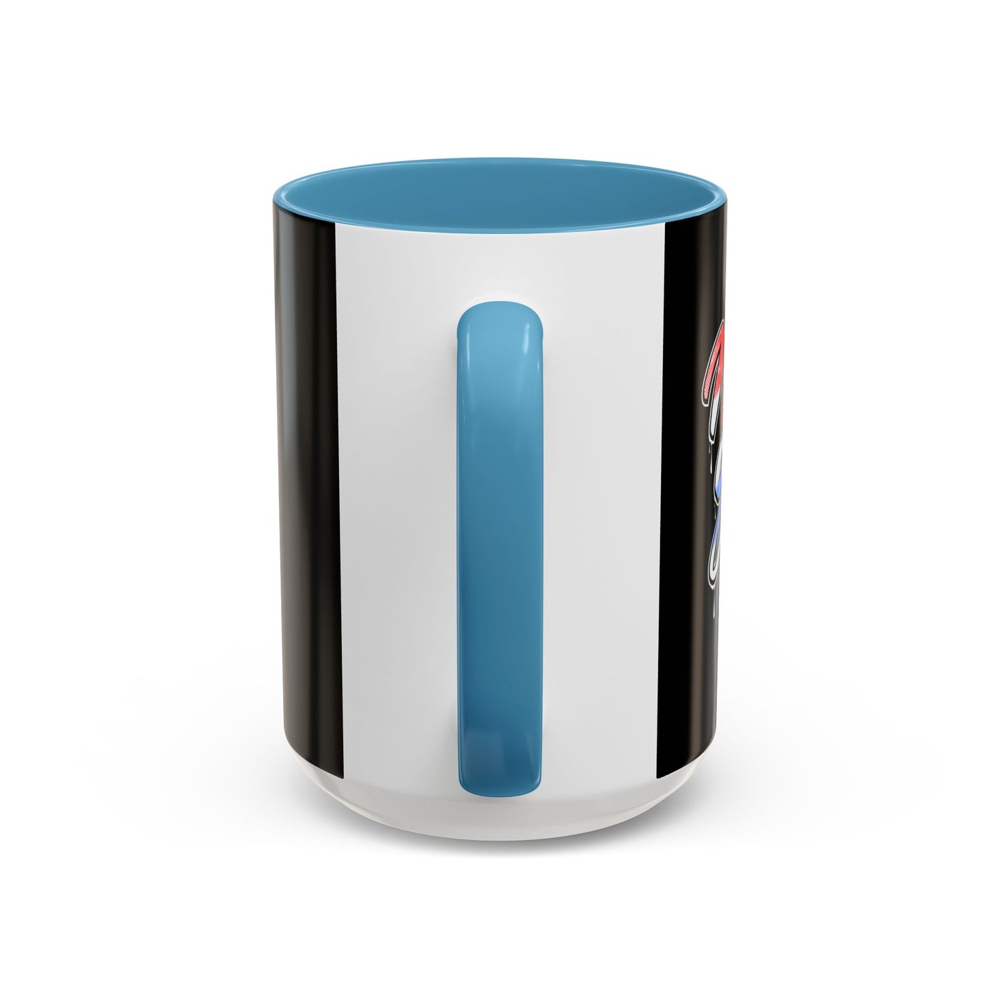 Never Give Up Accent Coffee Mug (11, 15oz)