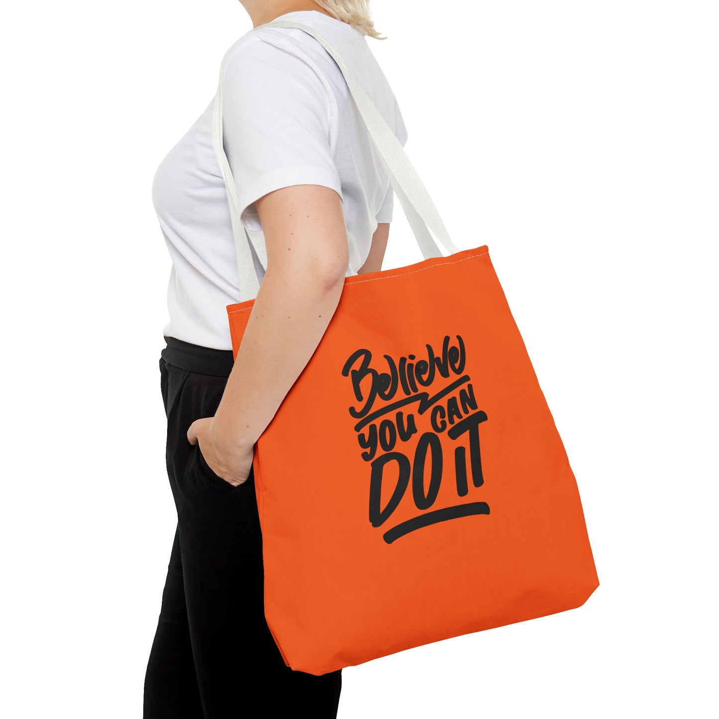 Believe You Can Do It Tote Bag (AOP)