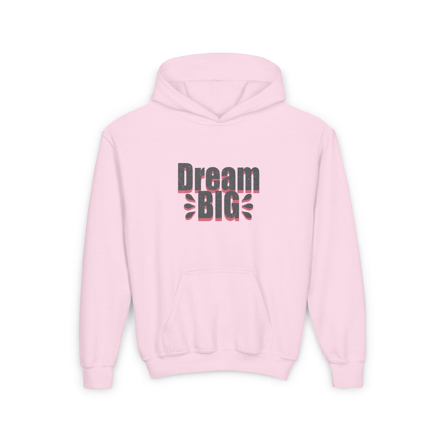 Dream Big Distressed Youth Heavy Blend Hooded Sweatshirt