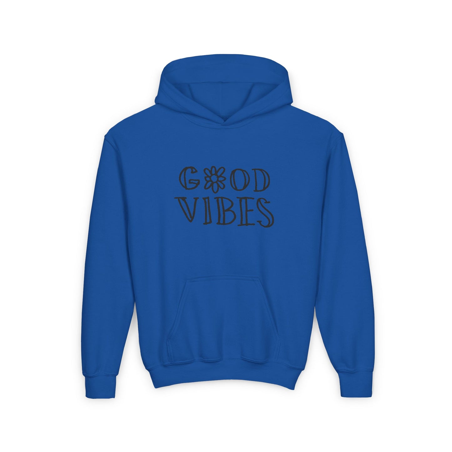 Good Vibes Youth Heavy Blend Hooded Sweatshirt