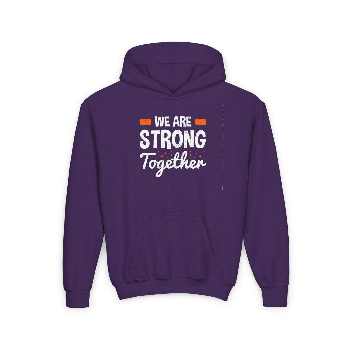 We Are Strong Together Youth Heavy Blend Hooded Sweatshirt