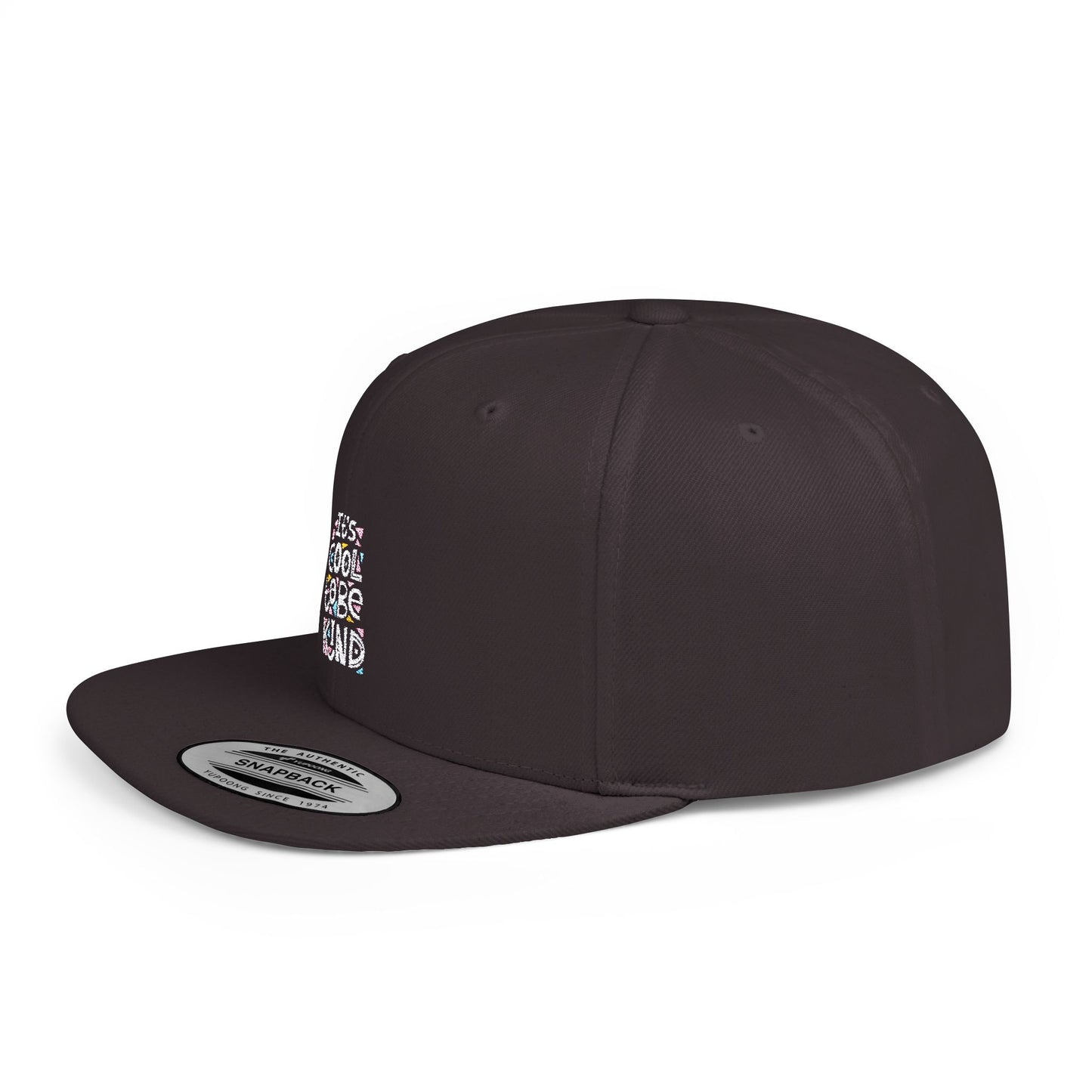It's Cool To Be Kind Flat Bill Snapback