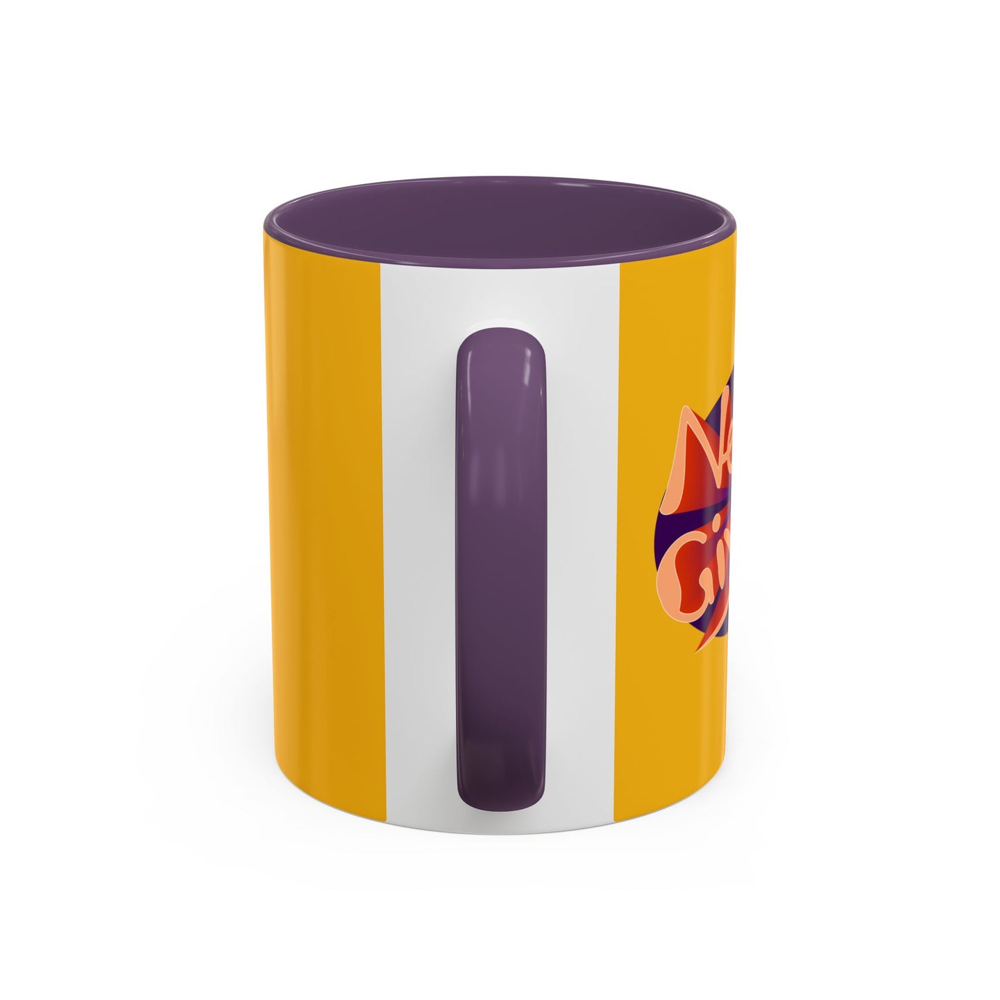 Never Give Up Accent Coffee Mug (11, 15oz)